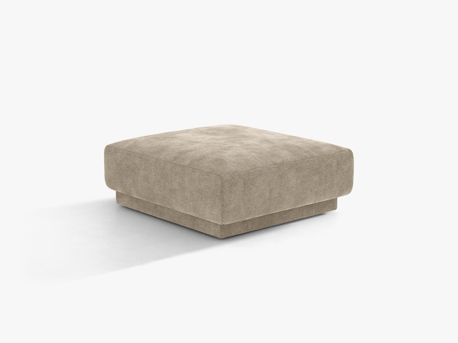 Micadoni Hocker Miley 1-Sitzer Chenille Haga Beige