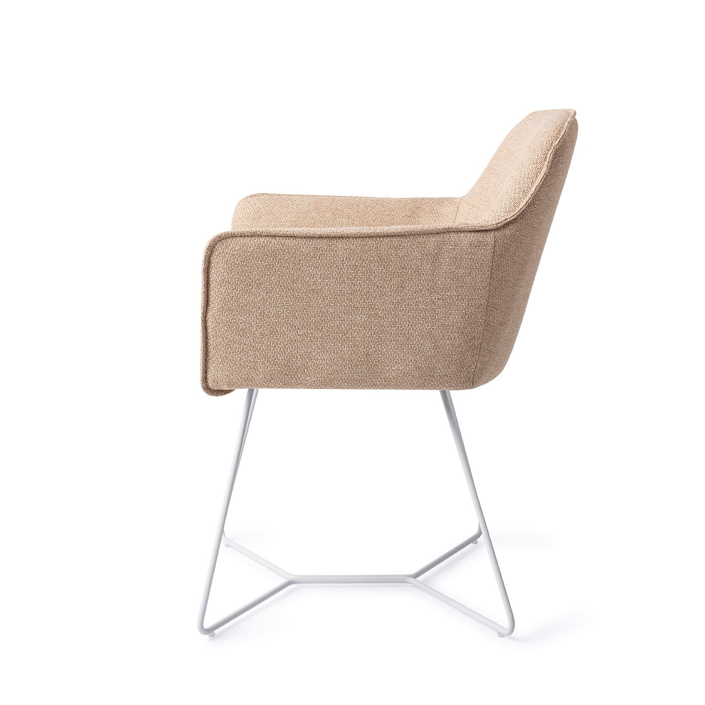 Jesper Home Esszimmerstuhl Hofu Wild-Walnut Beehive Weiß