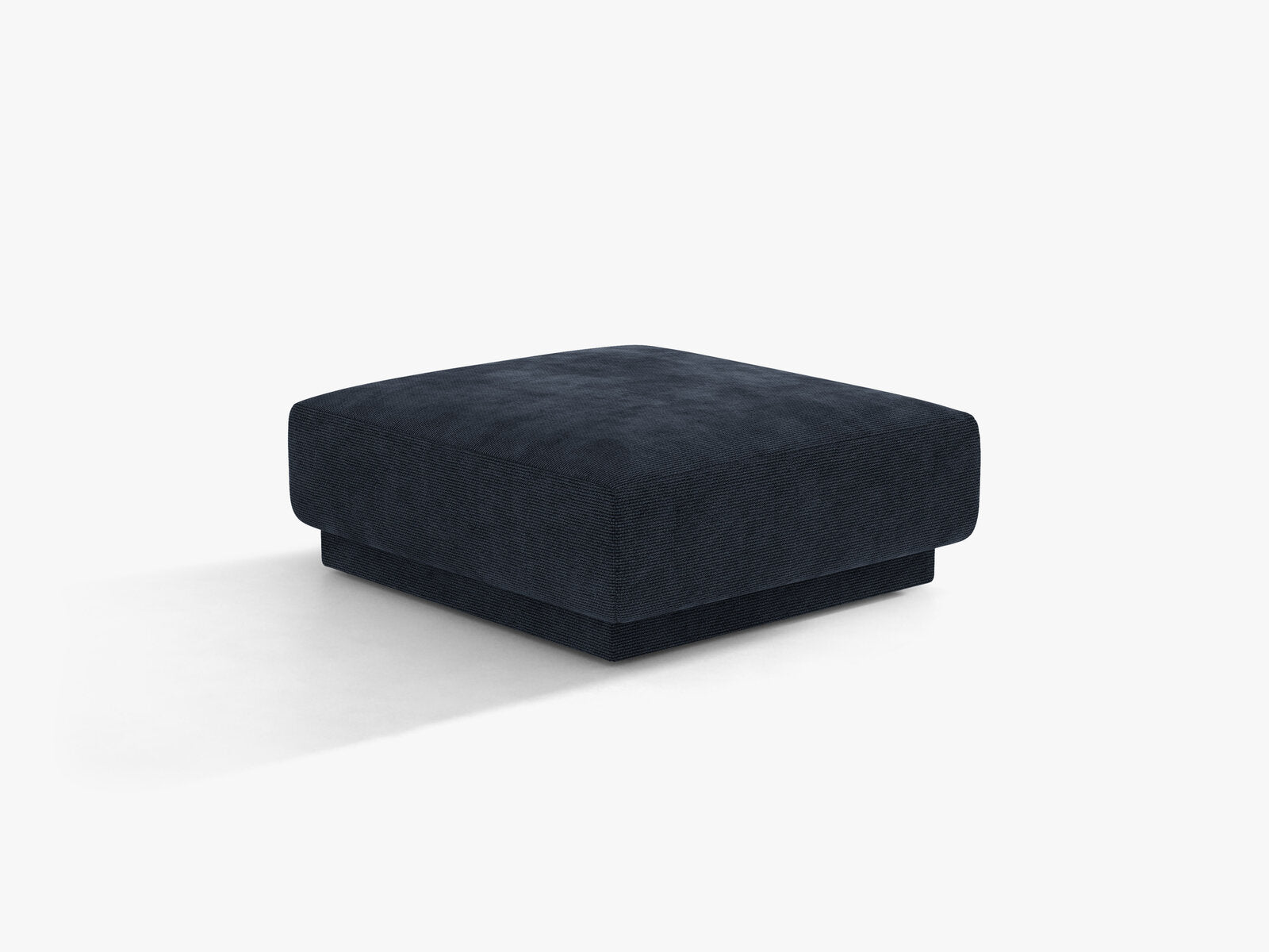 Micadoni Hocker Miley 1-Sitzer Chenille Eden Marineblau