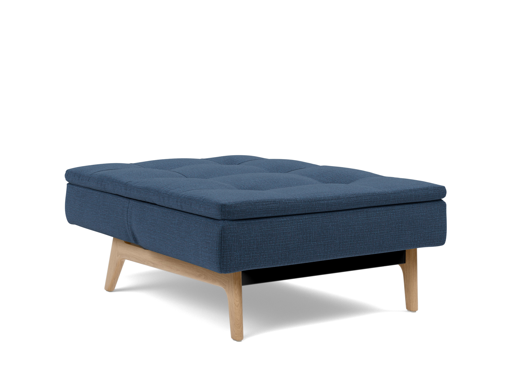 Sessel Dublexo Chenille Esina 414-Indigo-Blue Beine Eiche