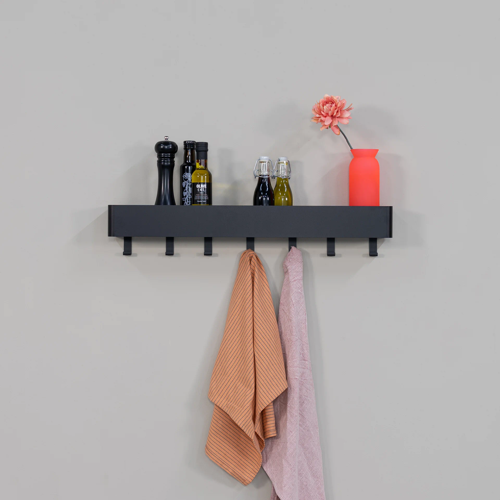 Spinder Design Wandregal Multi 7 Schwarz