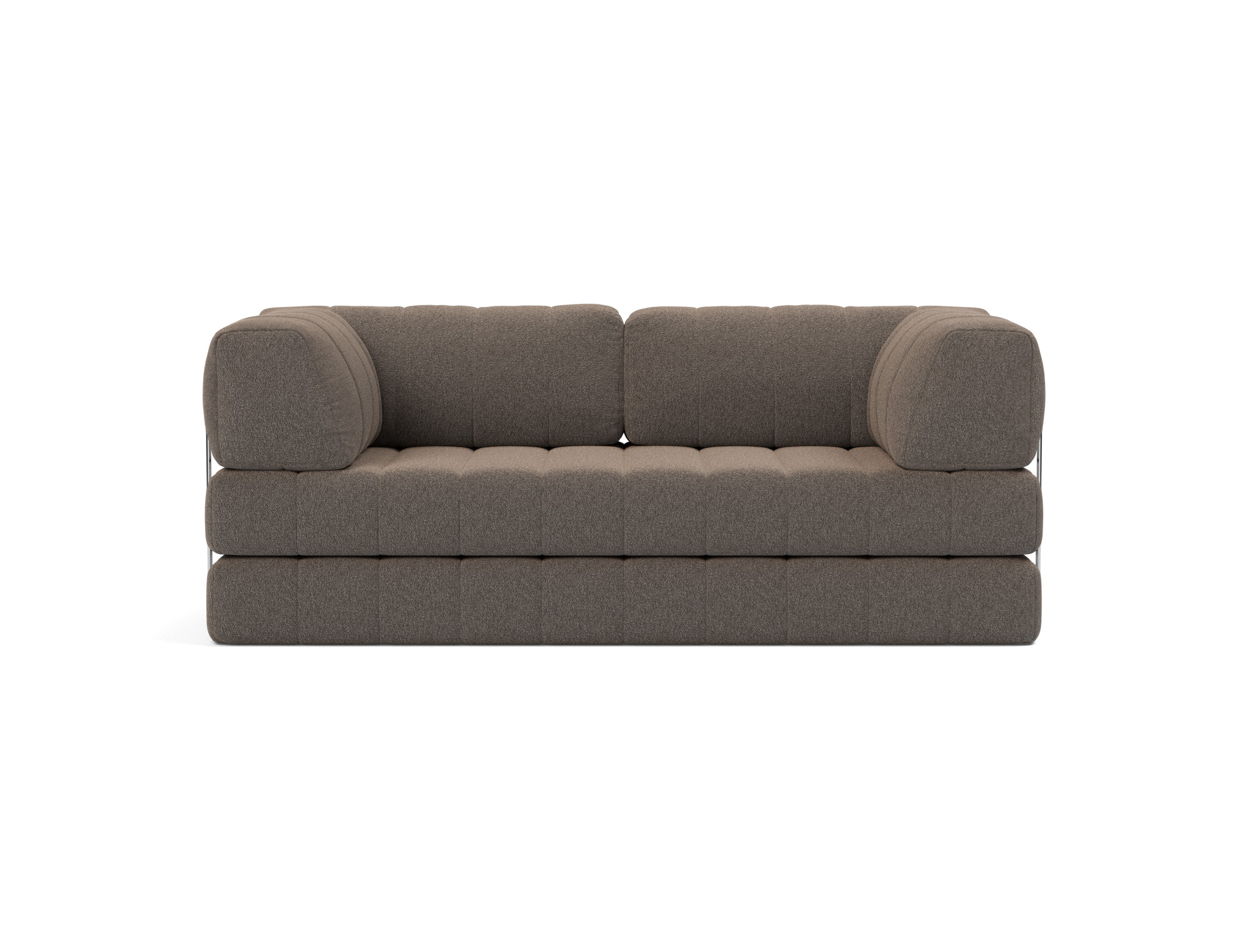 Schlafsofa CozyPad mit Armlehnen Boucle Skandi 530-Taupe