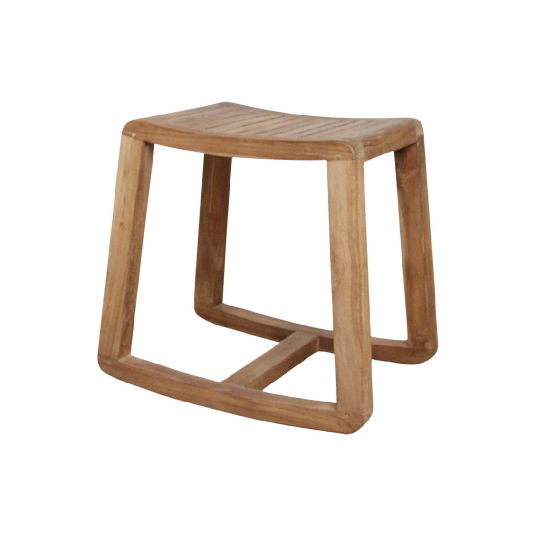 Raw Materials Schaukelhocker Teak 45cm