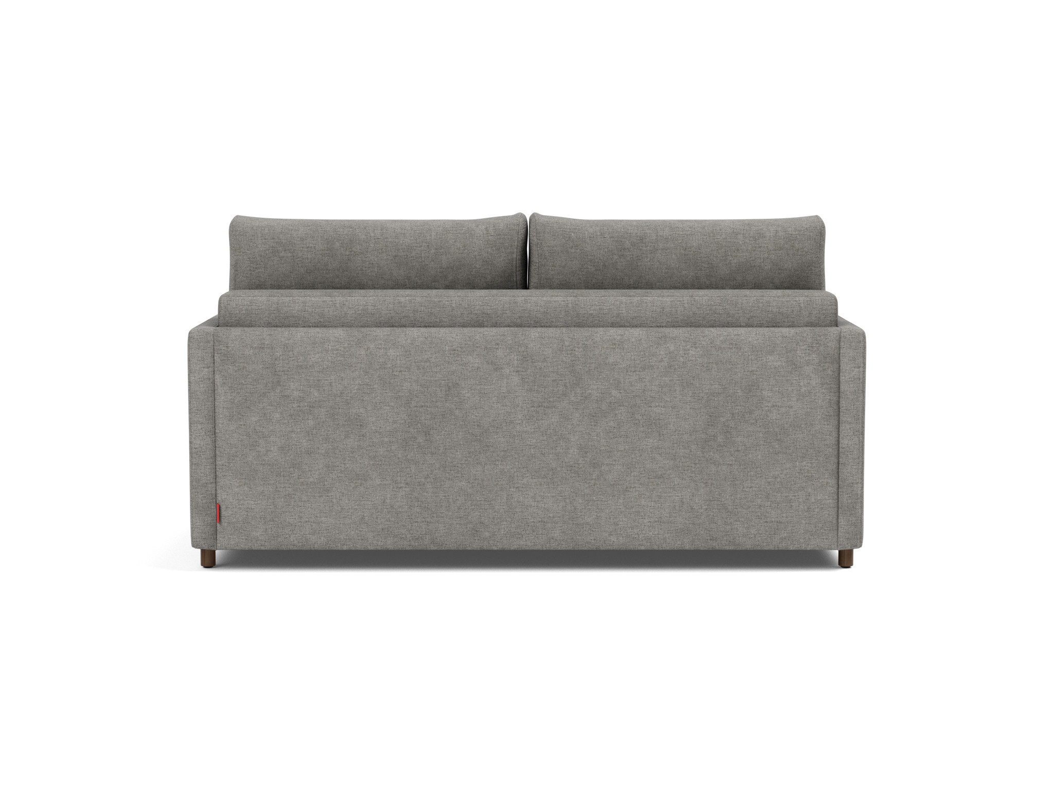 Schlafsofa Neah mit Slim-Armlehnen 160 Flachgewebe Avella 282-Warm-Grey