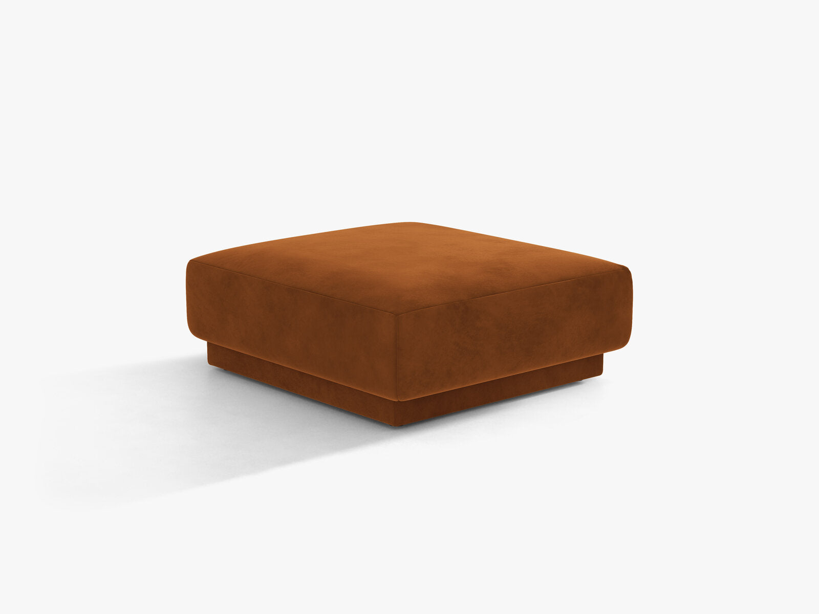 Micadoni Hocker Miley 1-Sitzer Samt Bluvel Terrakotta