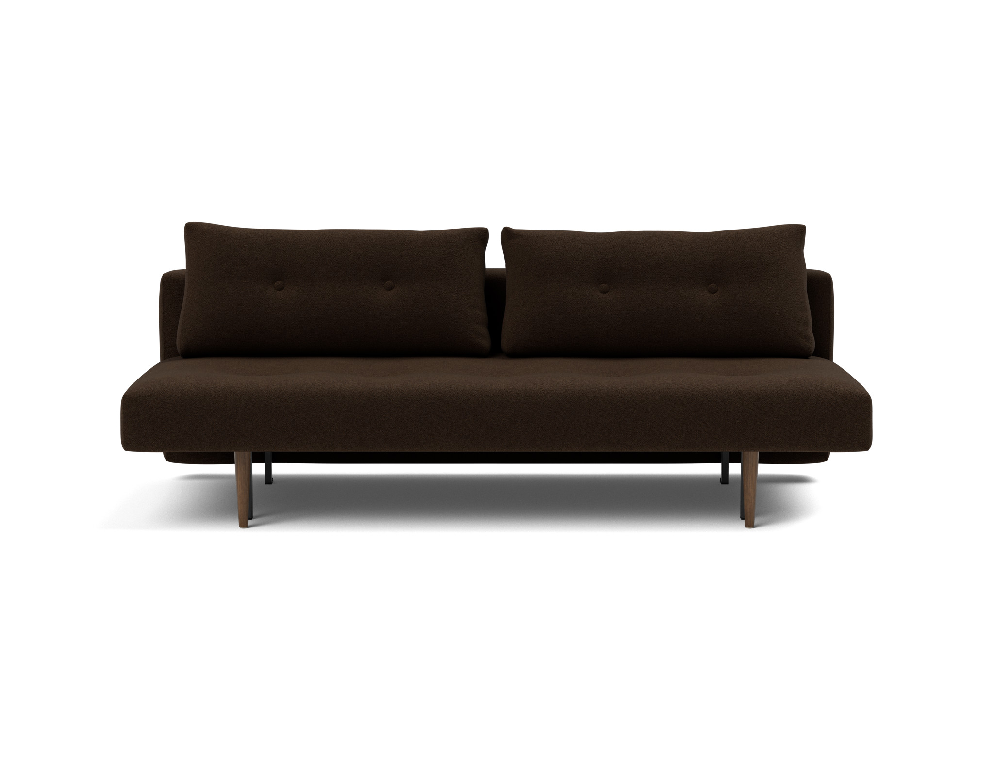 Schlafsofa Recast Strukturierter Stoff Taura 358-Chocco