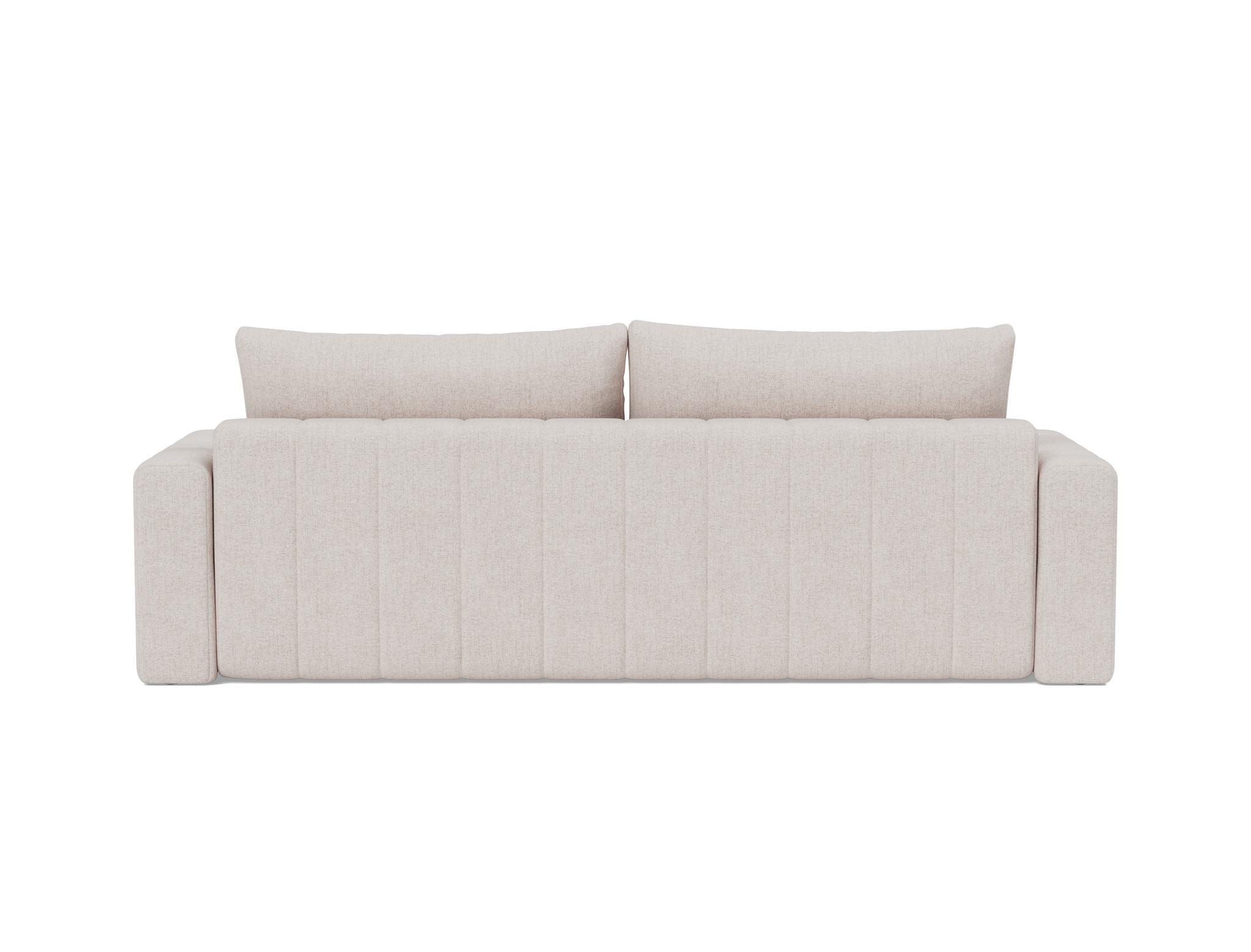 Schlafsofa Akello mit Armlehnen Strukturierter Stoff Weda 300-Weda-Sand