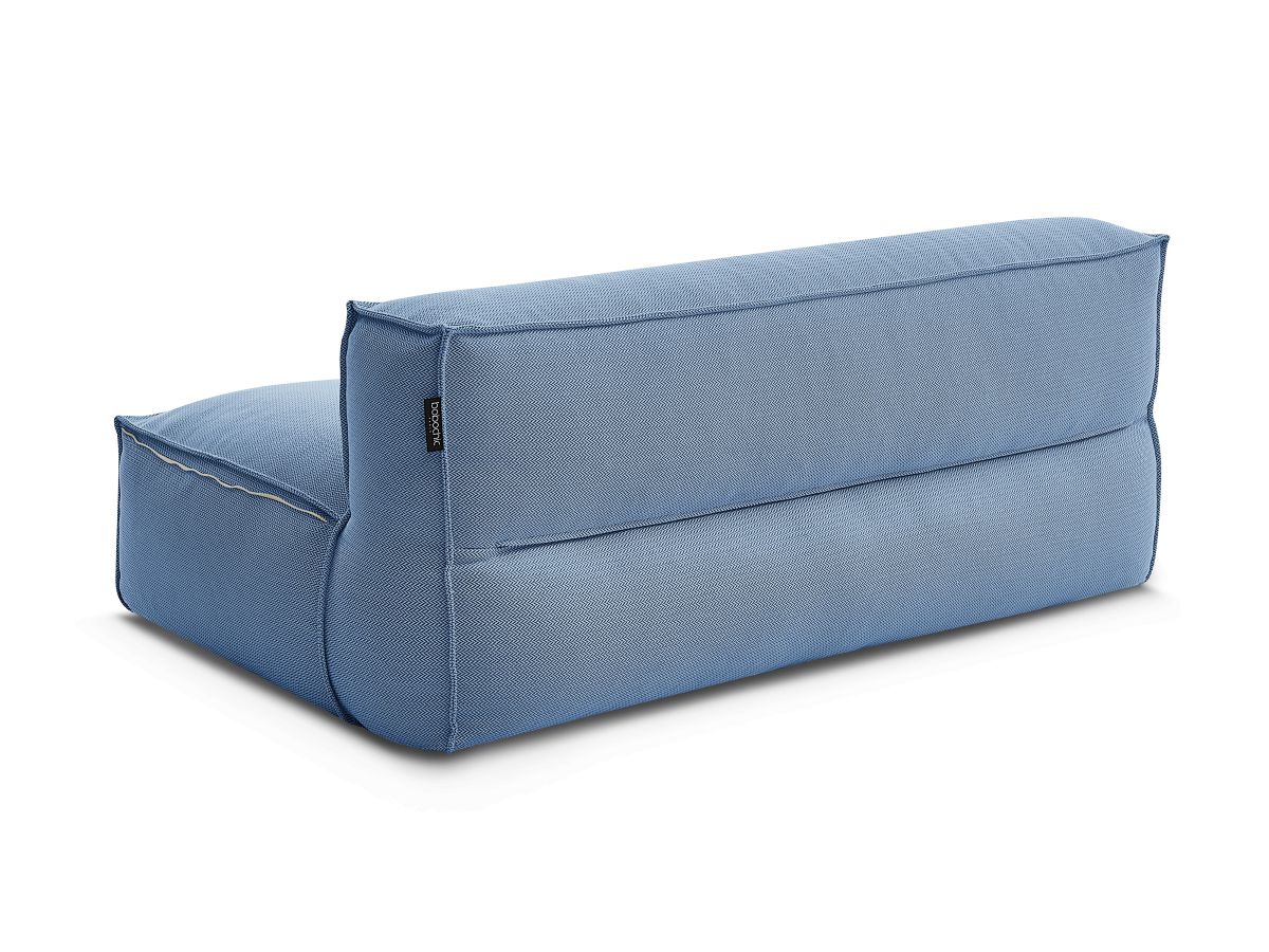 Bobochic Biarritz Sofamodul 2-Sitzer Melange-Stoff Blau