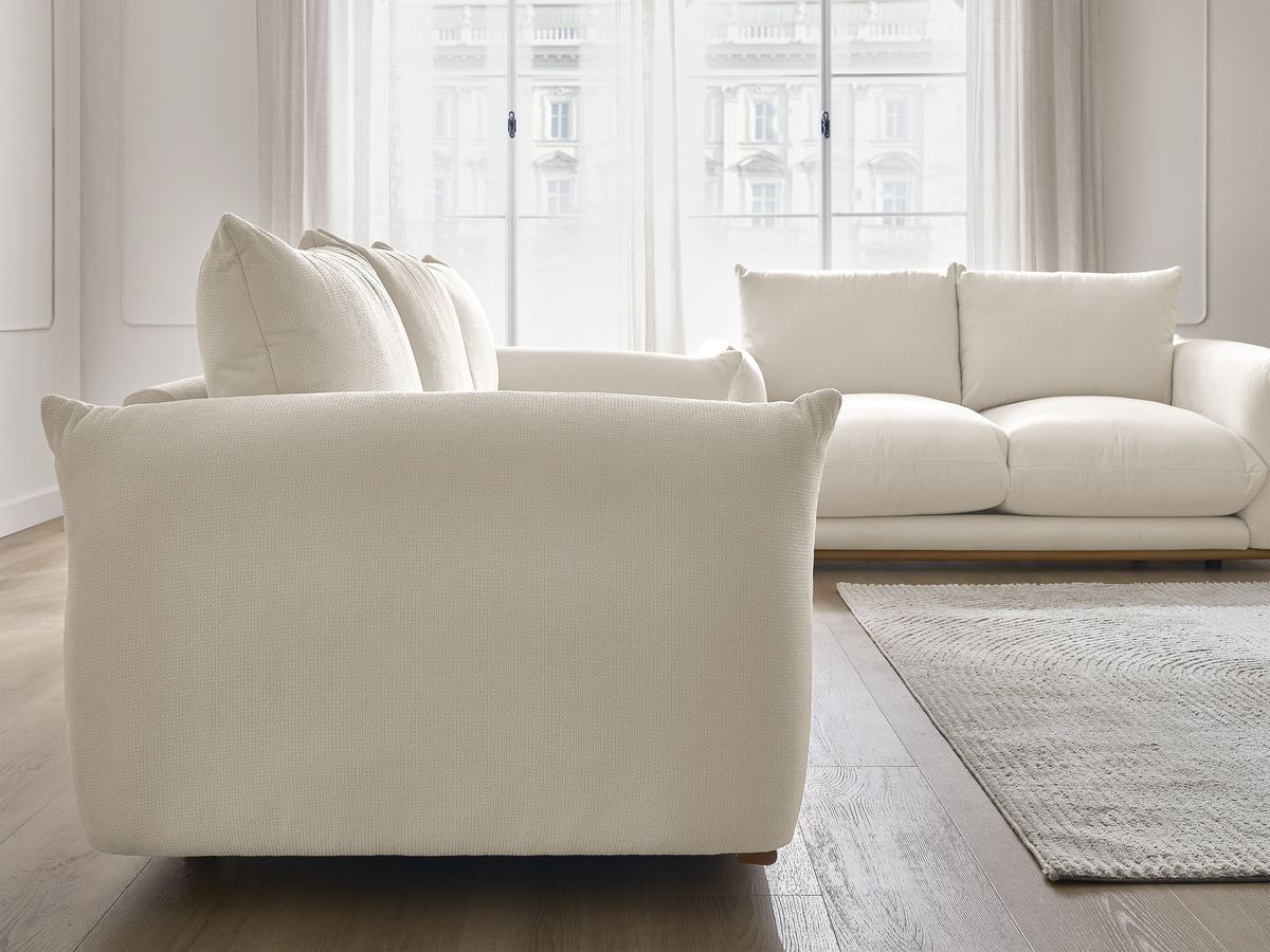 Bobochic Ernest Sofa 5-Sitzer Stoff Beige