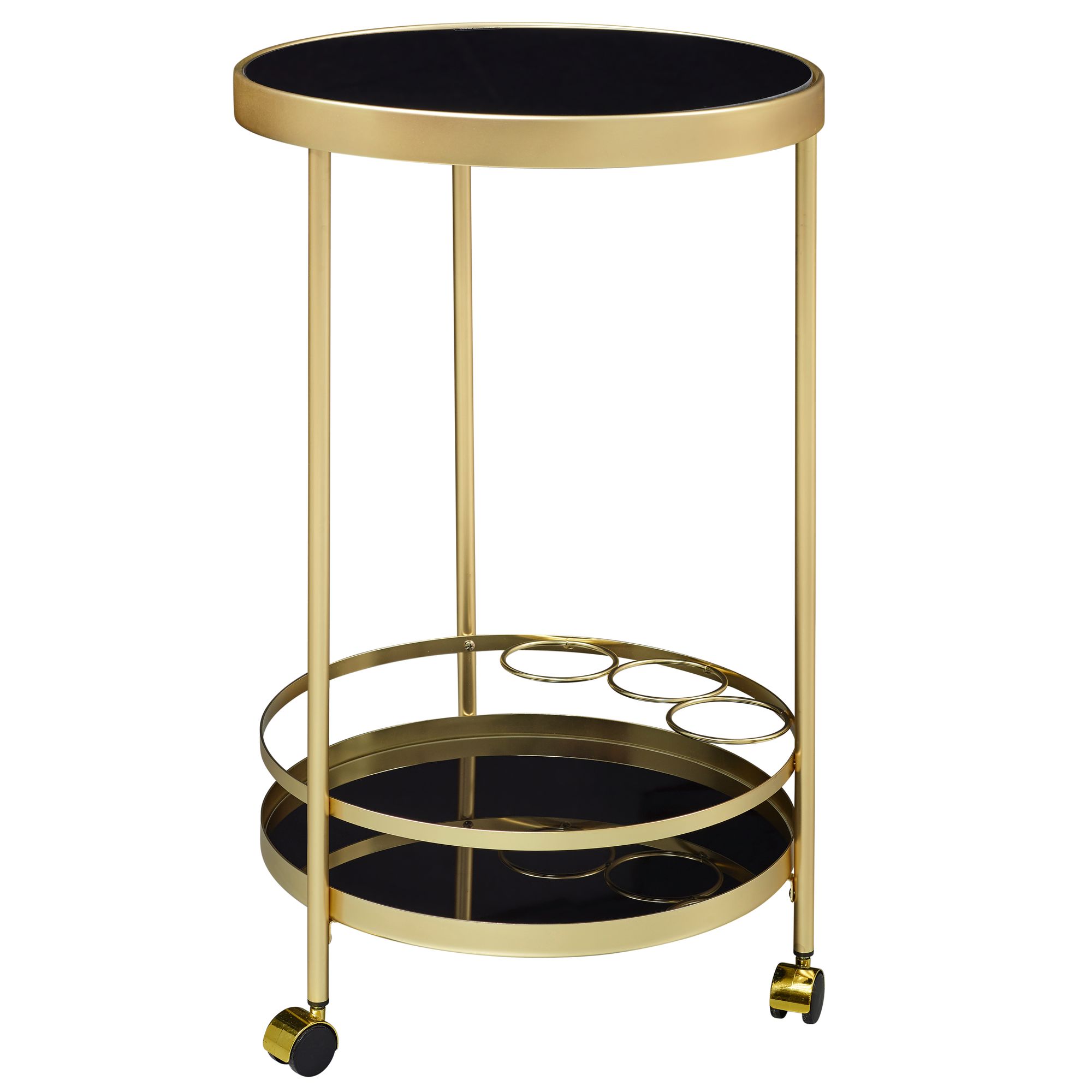 Servierwagen Roslev Metall Gold Ø 45 cm