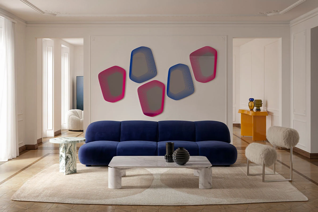 deKnudt Vibe Pink – Raumansicht 3