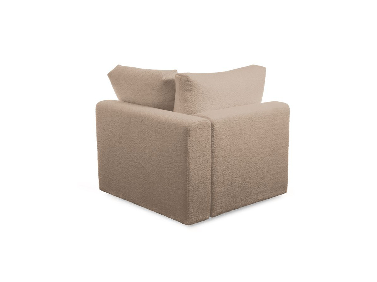 Bobochic Paris Eckmodul Bouclé-Stoff Braun