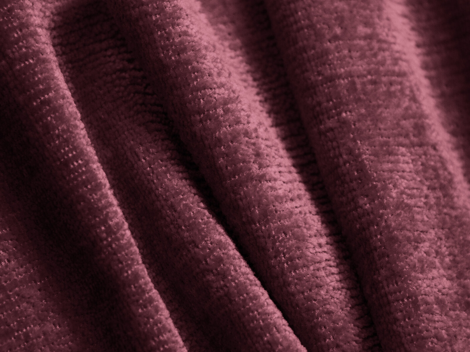 Micadoni Sofa Jenny 3-Sitzer Chenille Perfect Harmony Kirschholz