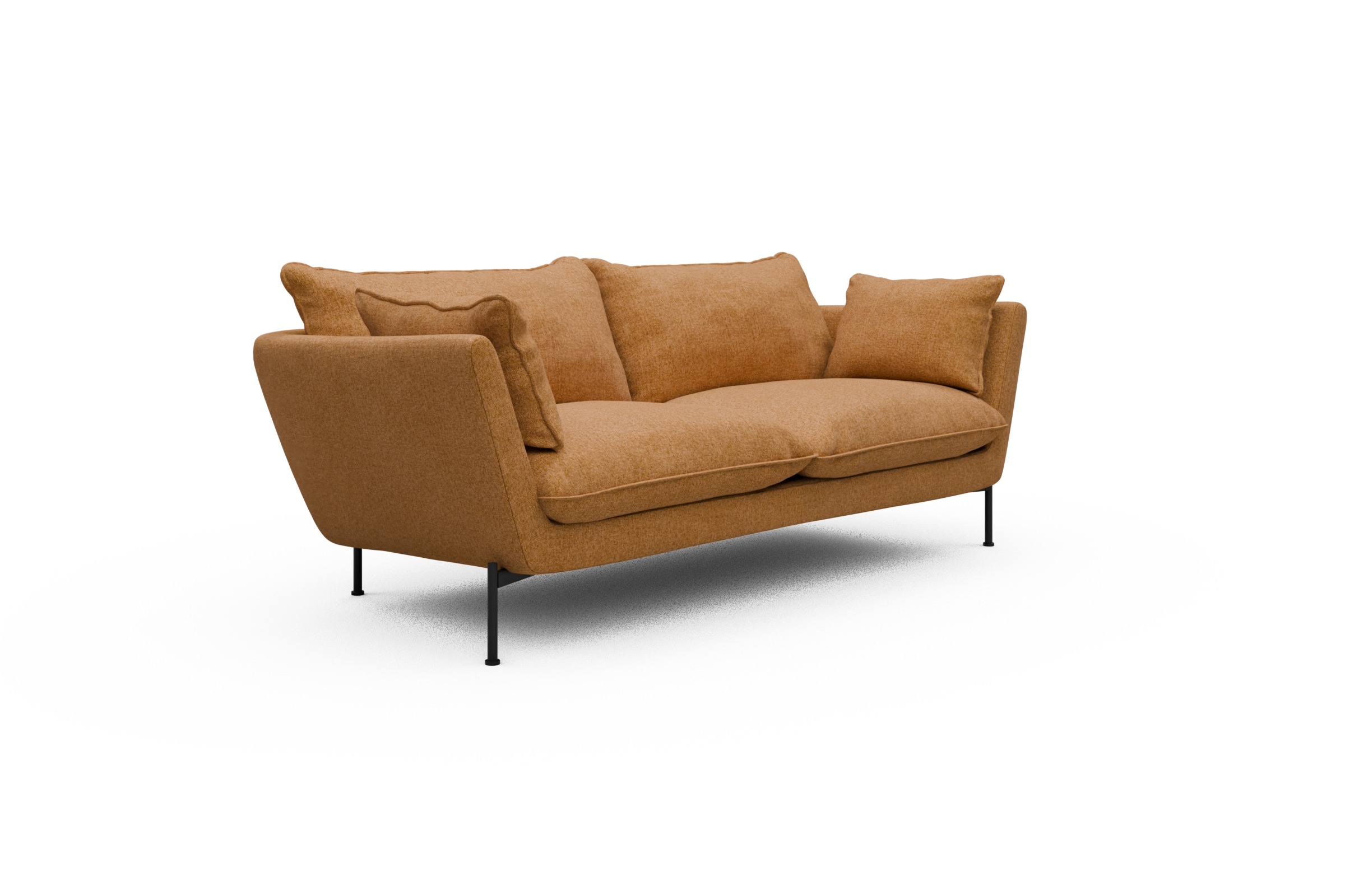 Sofa Anton PREMIUM 2-Sitzer Casone-Warm-Yellow