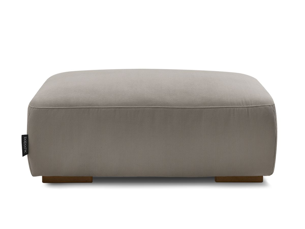 Bobochic Sidonie Pouf Cordsamt Taupe