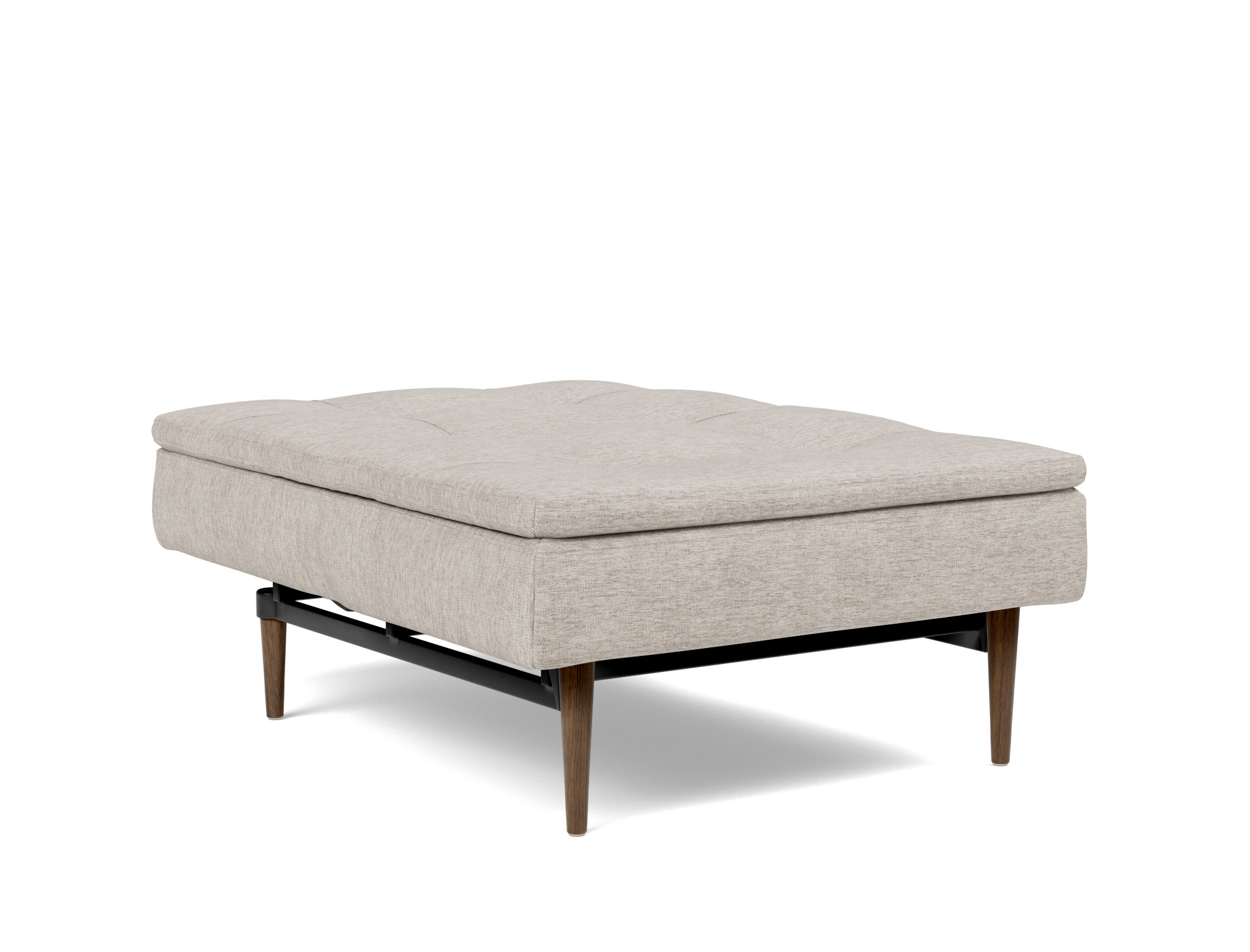 Sessel Dublexo Chenille Yuveno 471-Sand Beine Styletto Eiche dunkel