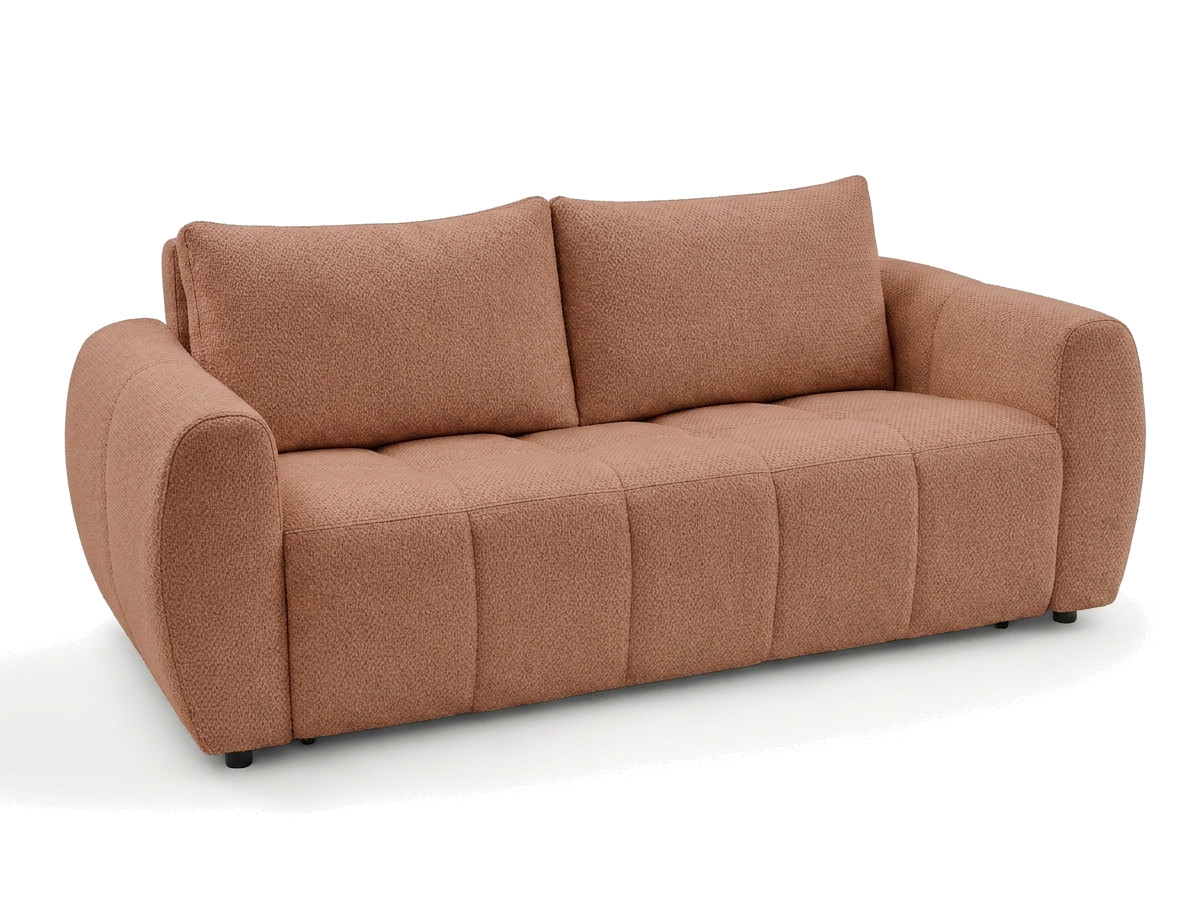 Bobochic Fuji Schlafsofa 3-Sitzer Stoff Orange