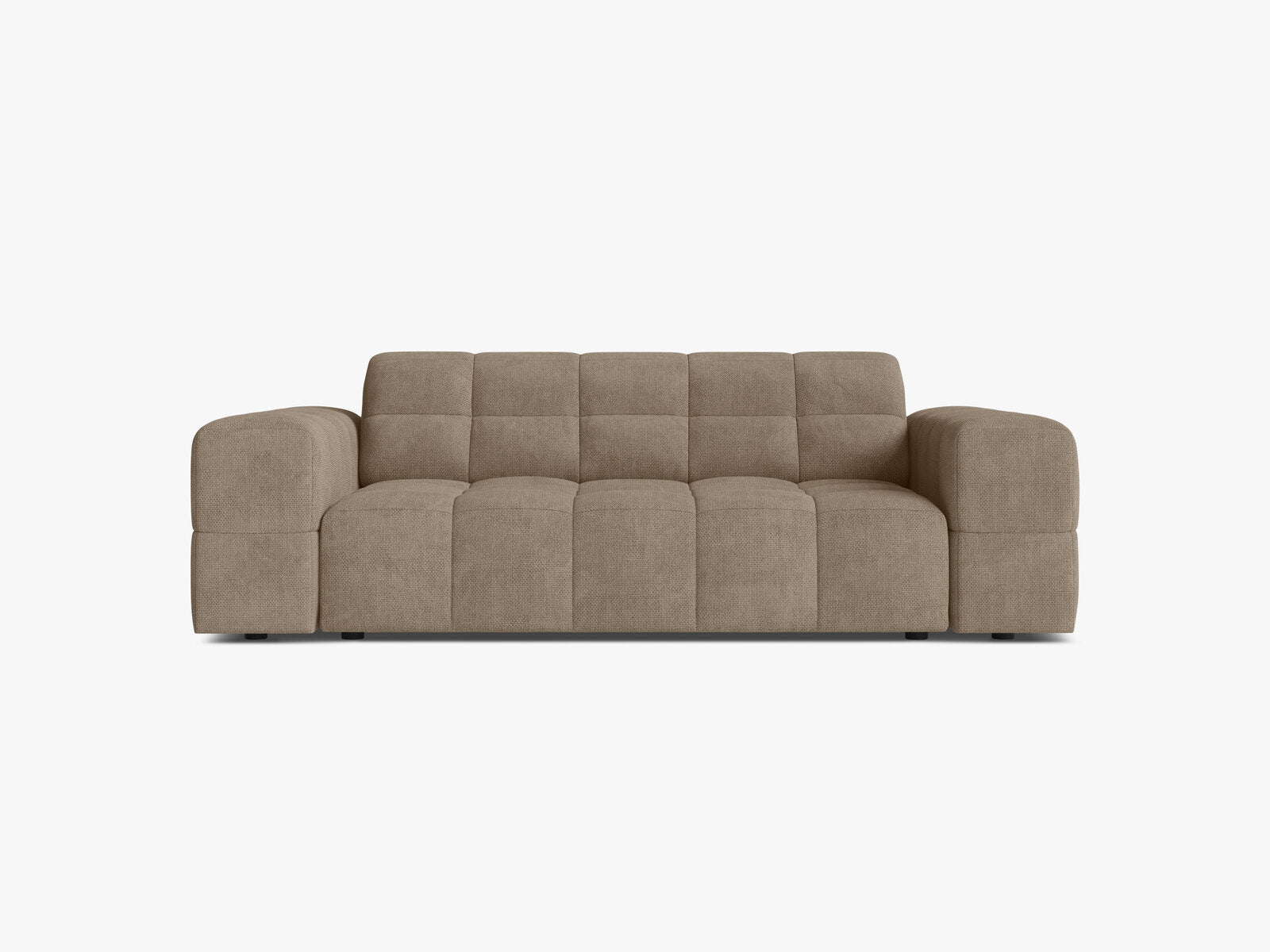 Micadoni Jennifer Sofa 2-Sitzer Chenille Eden Dunkelbeige