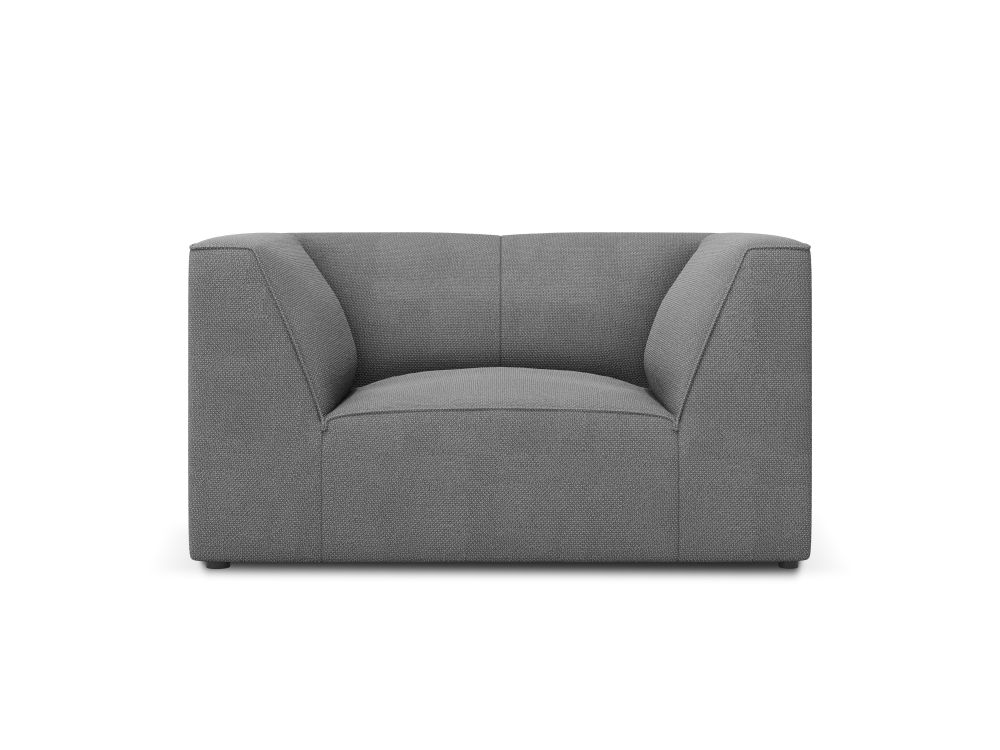 Cosmopolitan Design Sessel Siena Strukturierter Stoff Ottawa Grau
