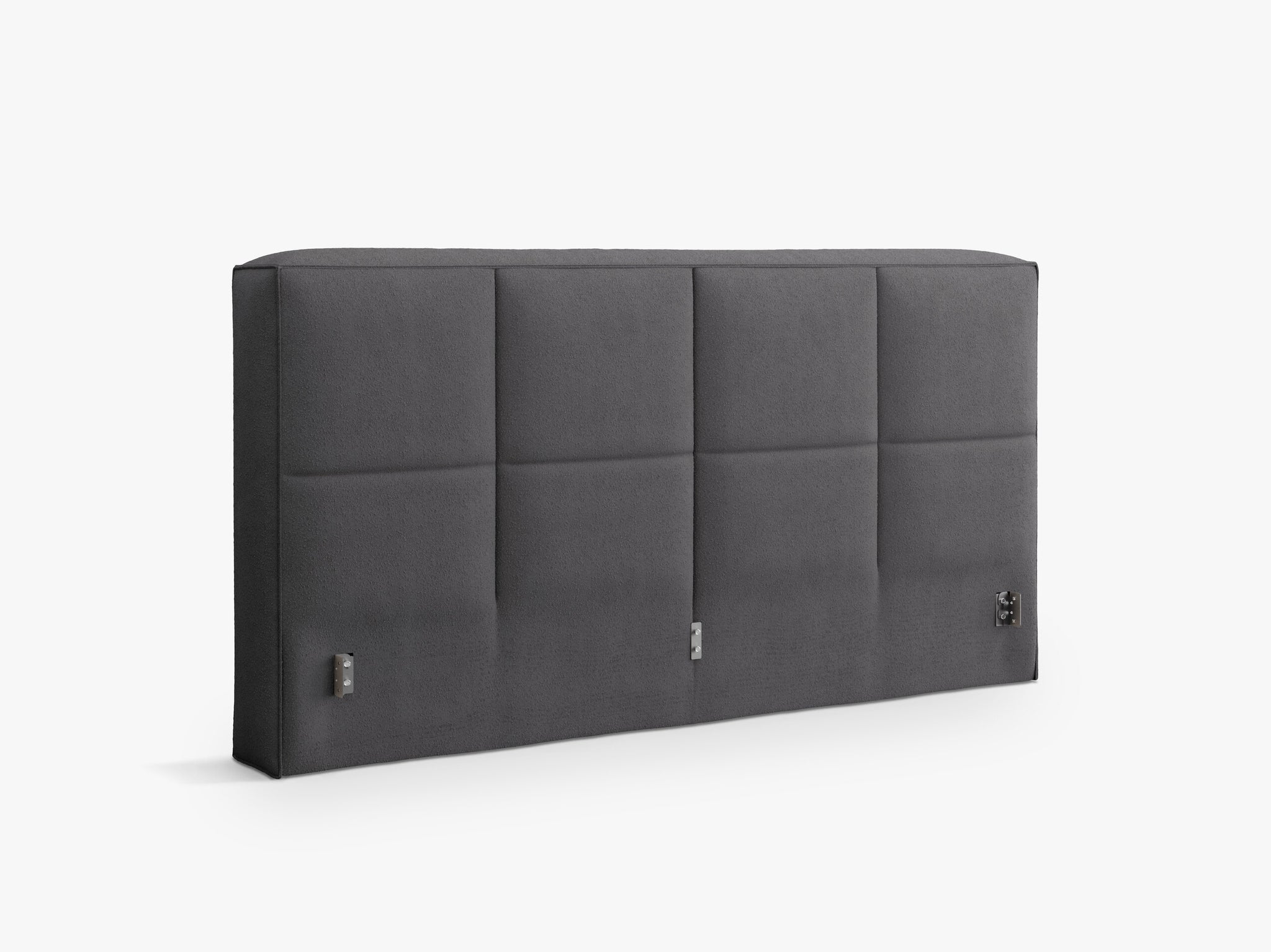 Micadoni Darren Samtiger Kopfteil Boucle LEGEND Graphit 189x100