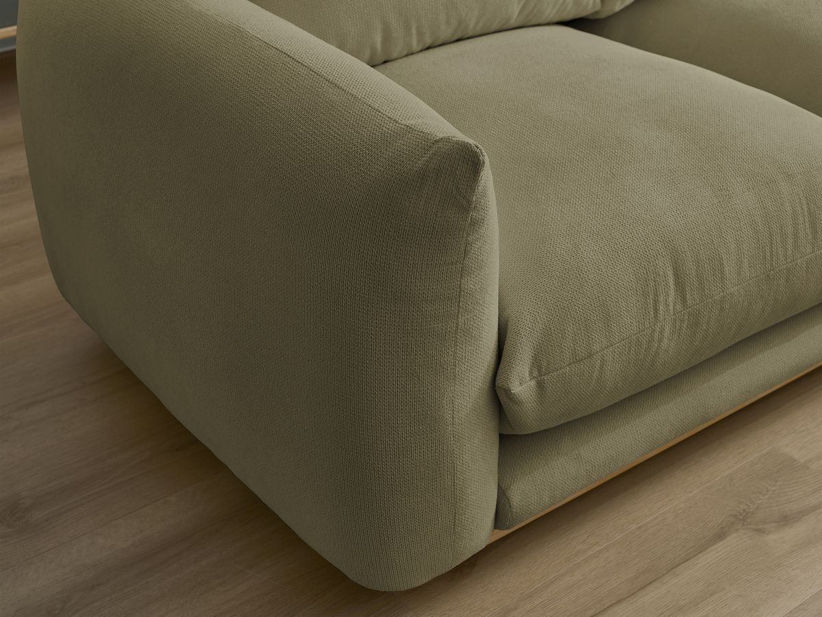 Bobochic Ernest Sofa 5-Sitzer Stoff Grün