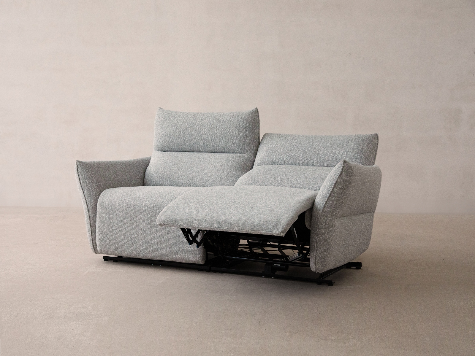 Micadoni Sofa Montgri 3-Sitzer Grau