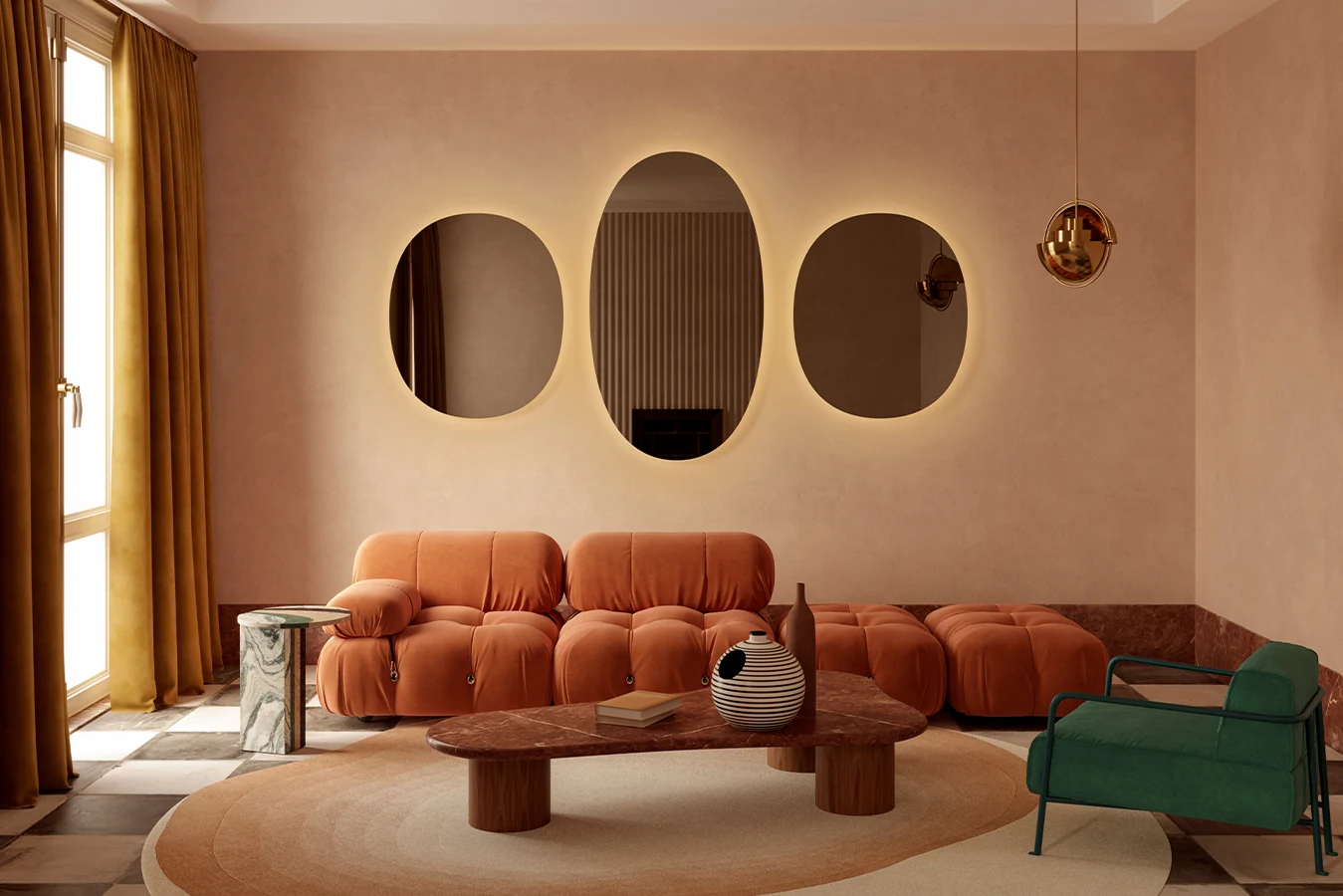 deKnudt Brio Bronze L – Raumansicht 3