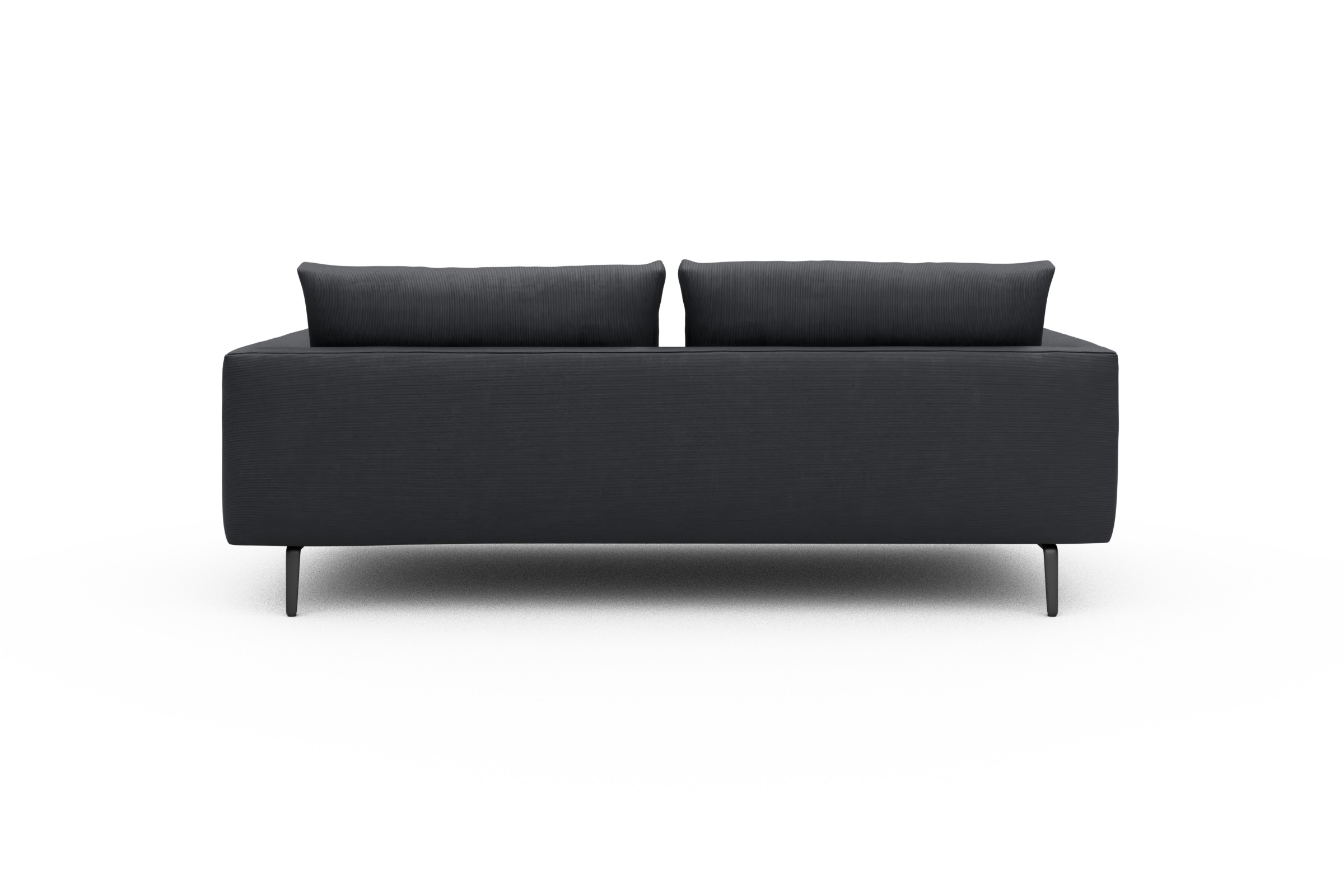 Sofa Karl 3-Sitzer Cordufine-Slate-Grey