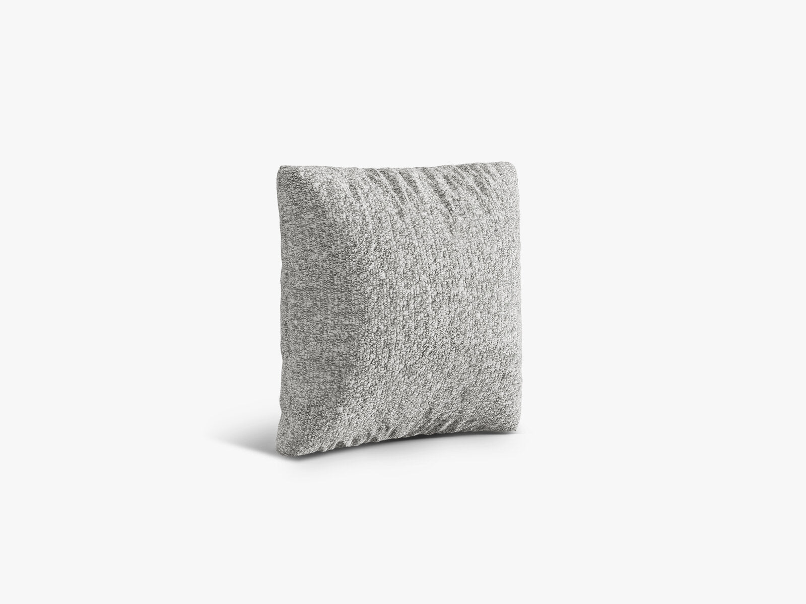 Micadoni Kissen Nuria Boucle Silber 40x40x13