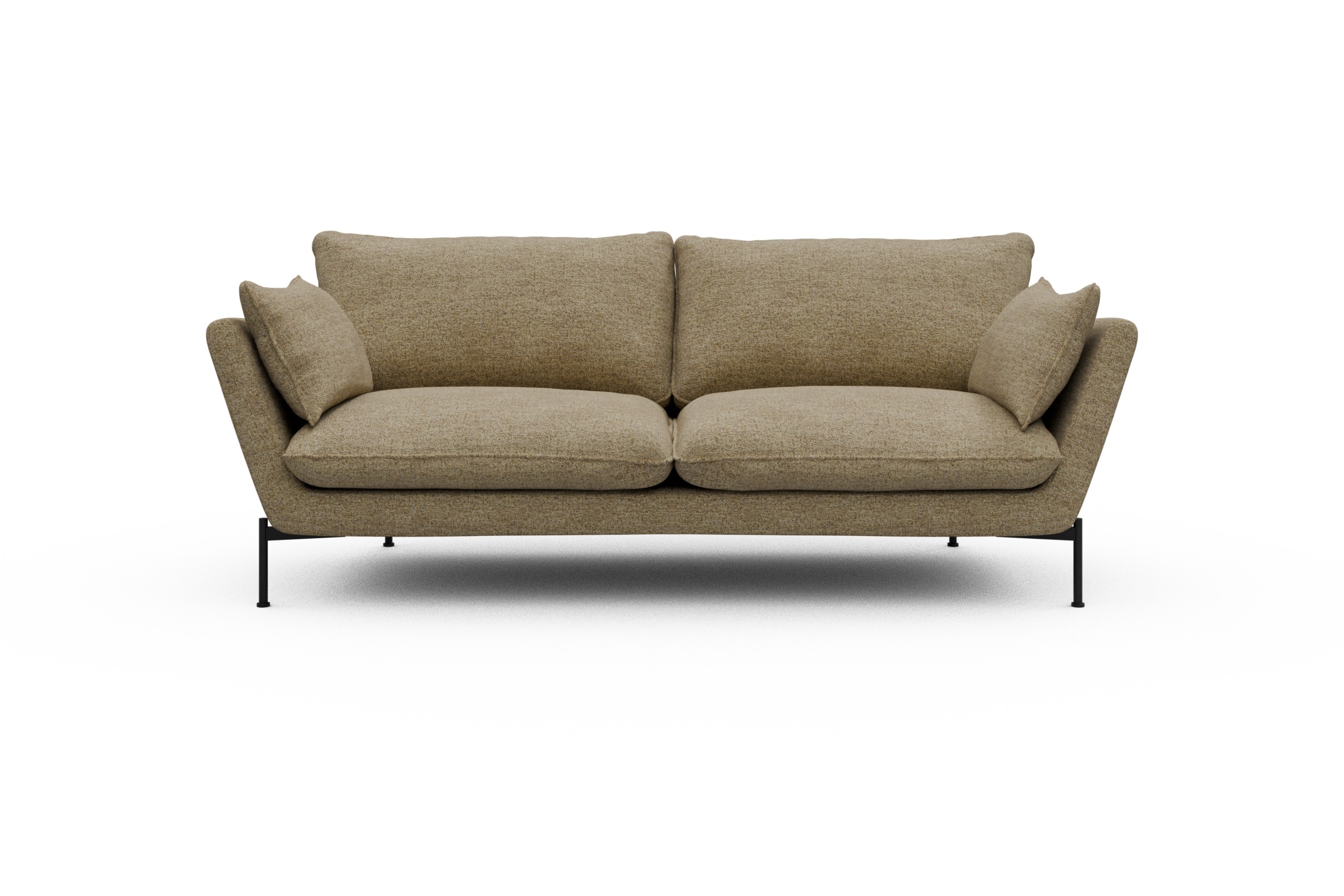 Skandi Home Sofa Anton 3-Sitzer Carreno-Silician-Yellow moebelfaktor