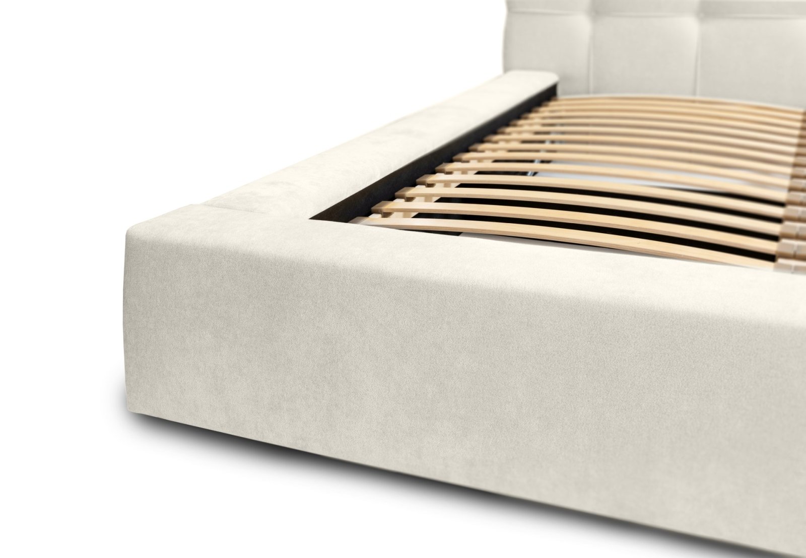 Polsterbett Pavo Chenille 180x200 mit Metallrahmen Ditra-New 01