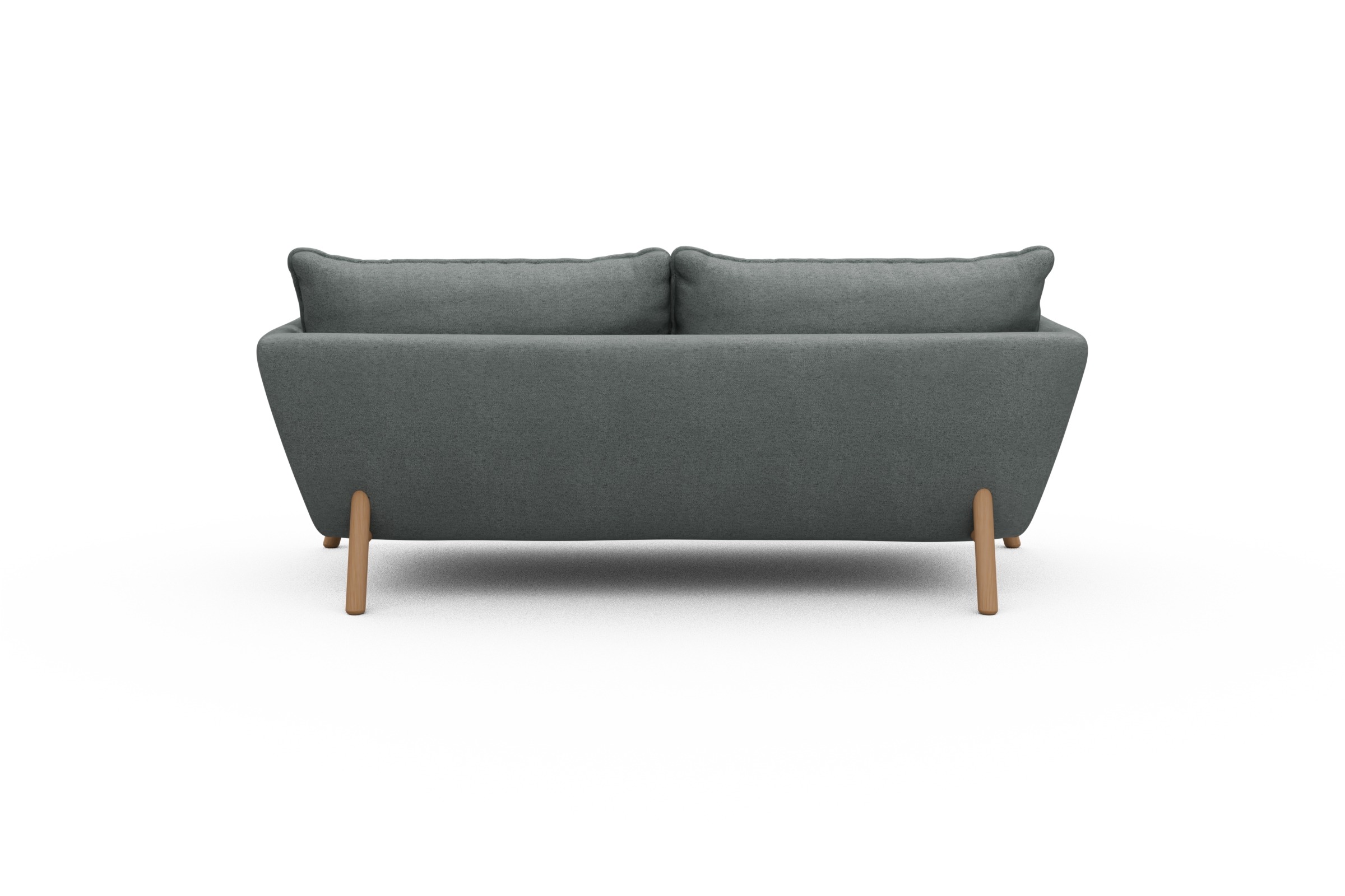 Sofa Emil PREMIUM 2-Sitzer Beinfarbe Eiche Natur Denari-Soft-Grey
