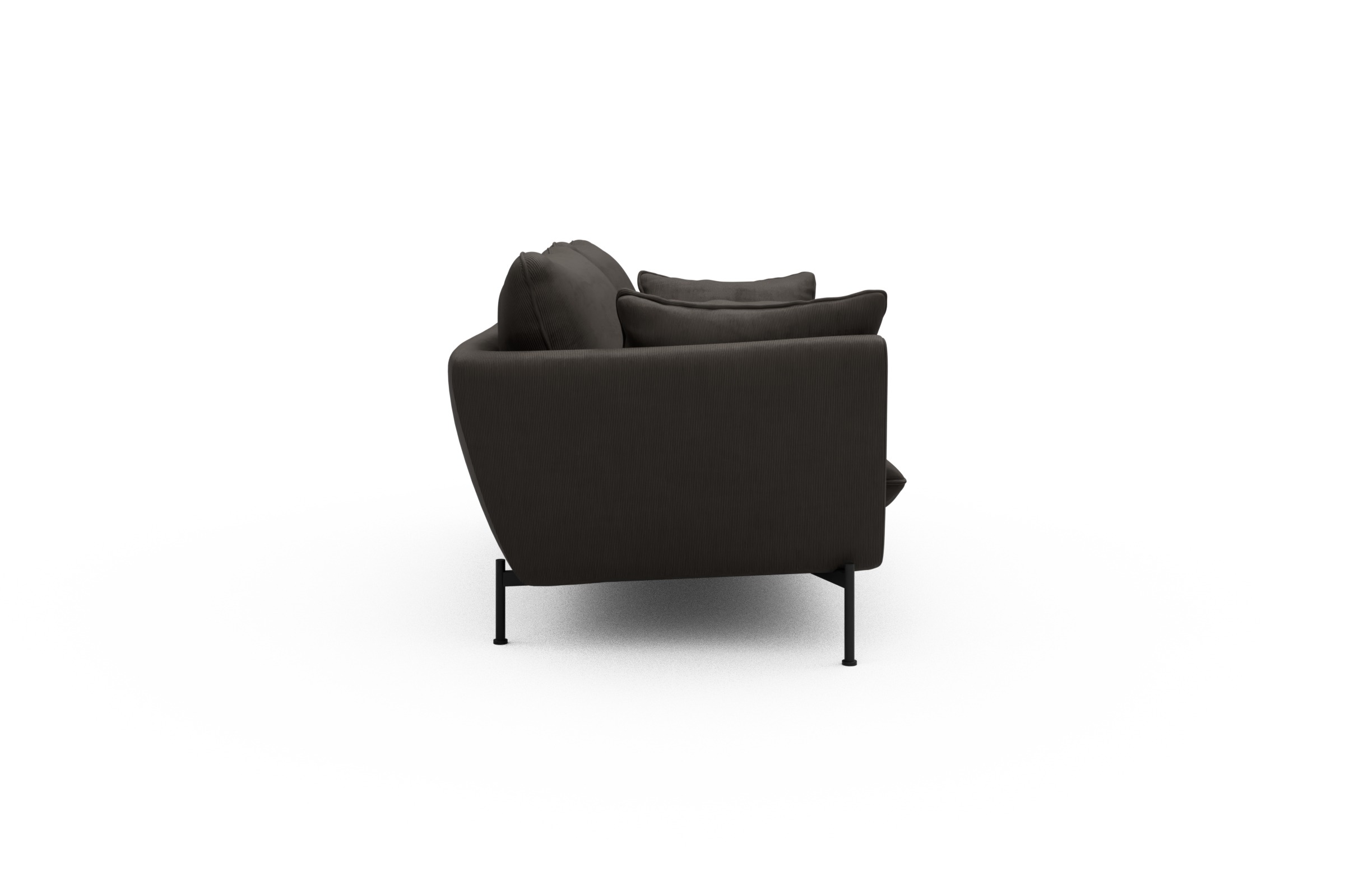 Sofa Anton 2-Sitzer Cordufine-Taupe