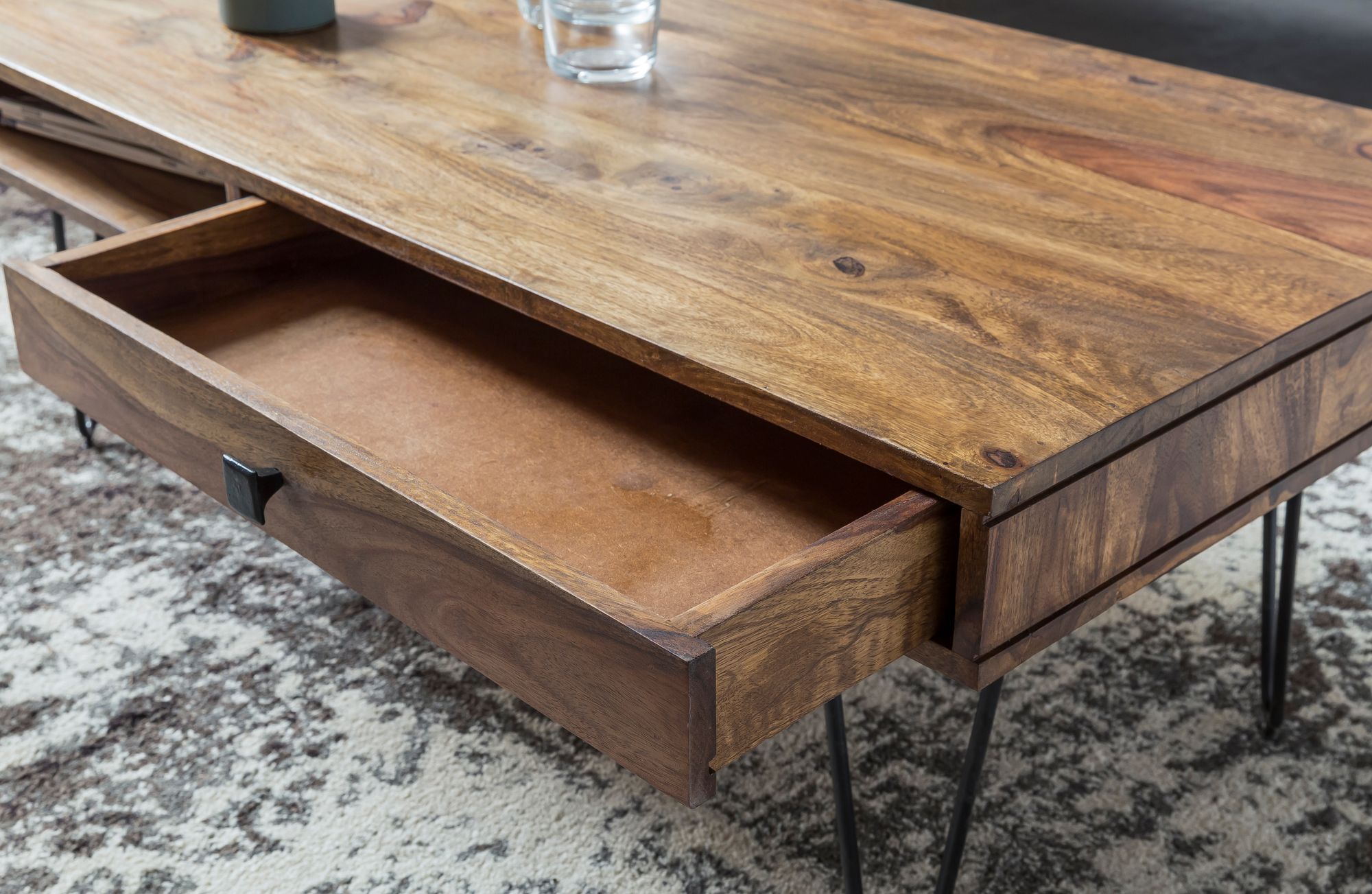 Couchtisch Agdenes Massivholz Sheesham