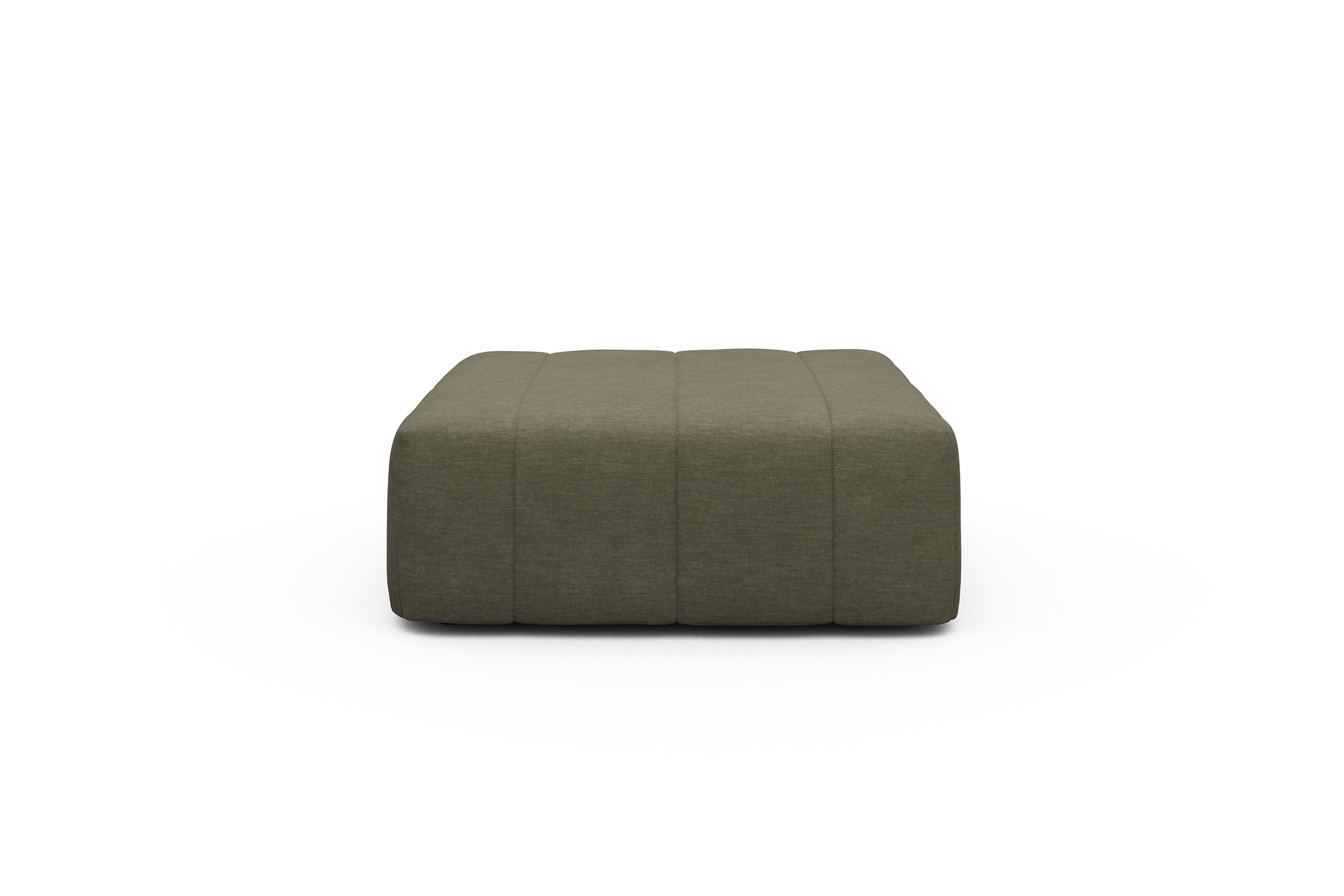 Sitzhocker Hugo Ottomane Vivus-Dusty-Olive