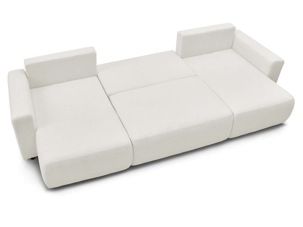 Bobochic Envy Wohnlandschaft Bouclé-Stoff Weiß