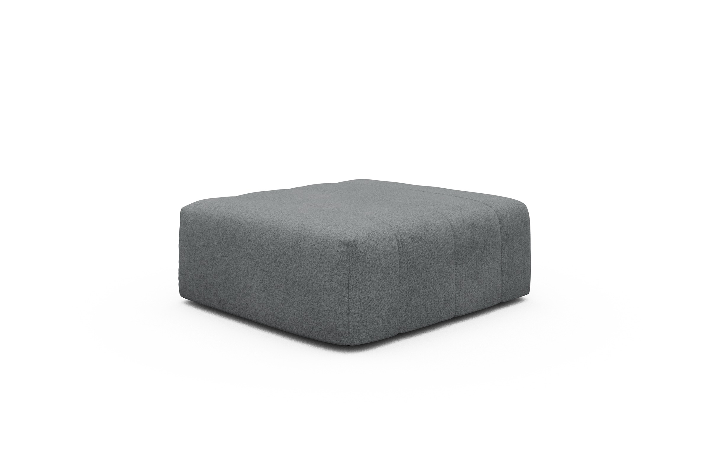 Sitzhocker Hugo Ottomane Casone-Gravel-Grey