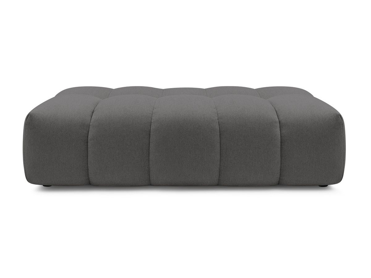 Bobochic Mont-blanc Pouf Melange-Stoff Dunkelgrau