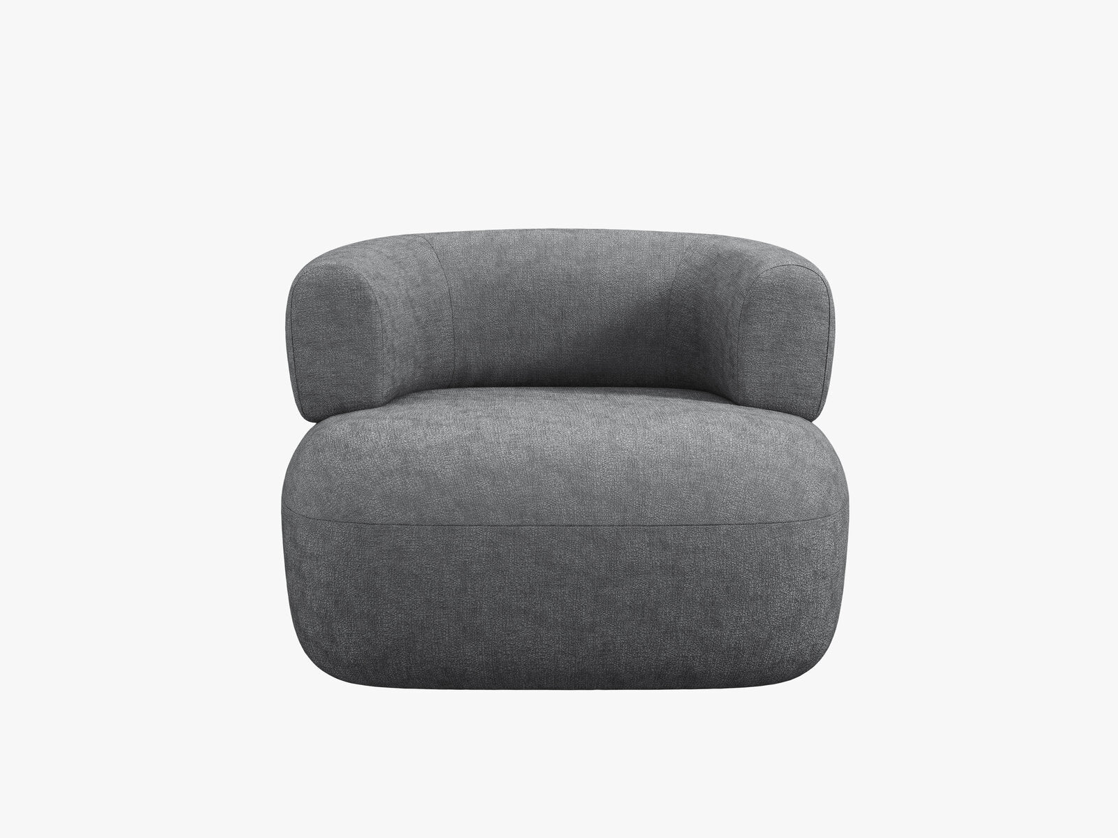 Micadoni Sessel Jenny Chenille Perfect Harmony Dunkelgrau