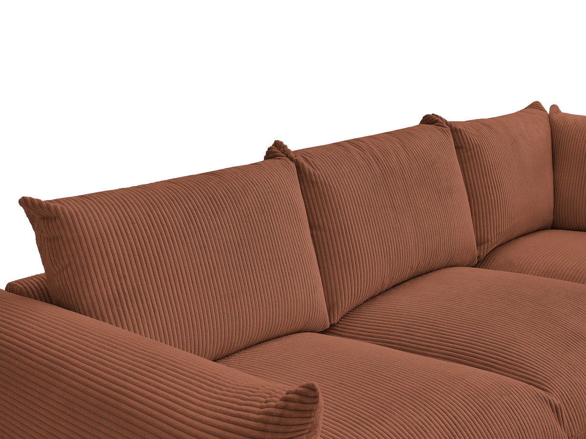 Bobochic Ernest Ecksofa Cordsamt Orange