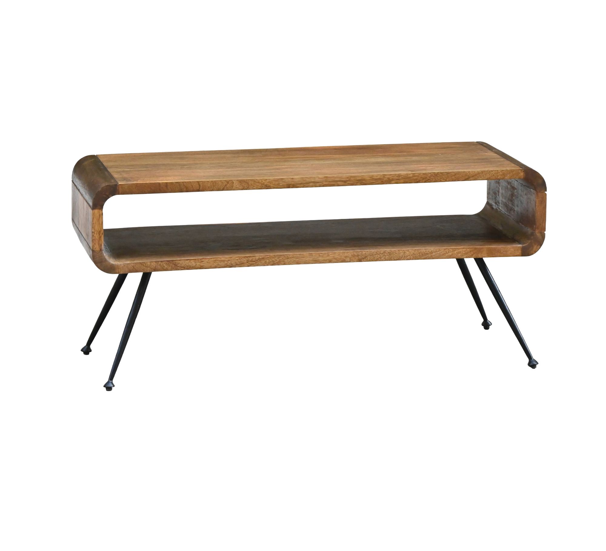 Couchtisch Valldal Massivholz Mango 100 × 40 × 45 cm