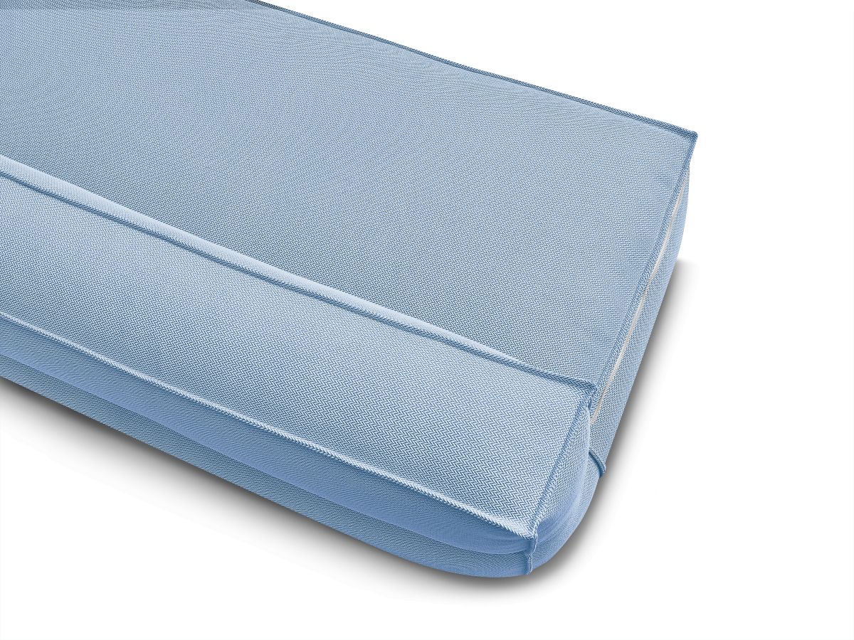 Bobochic Biarritz Sofamodul 2-Sitzer Melange-Stoff Blau