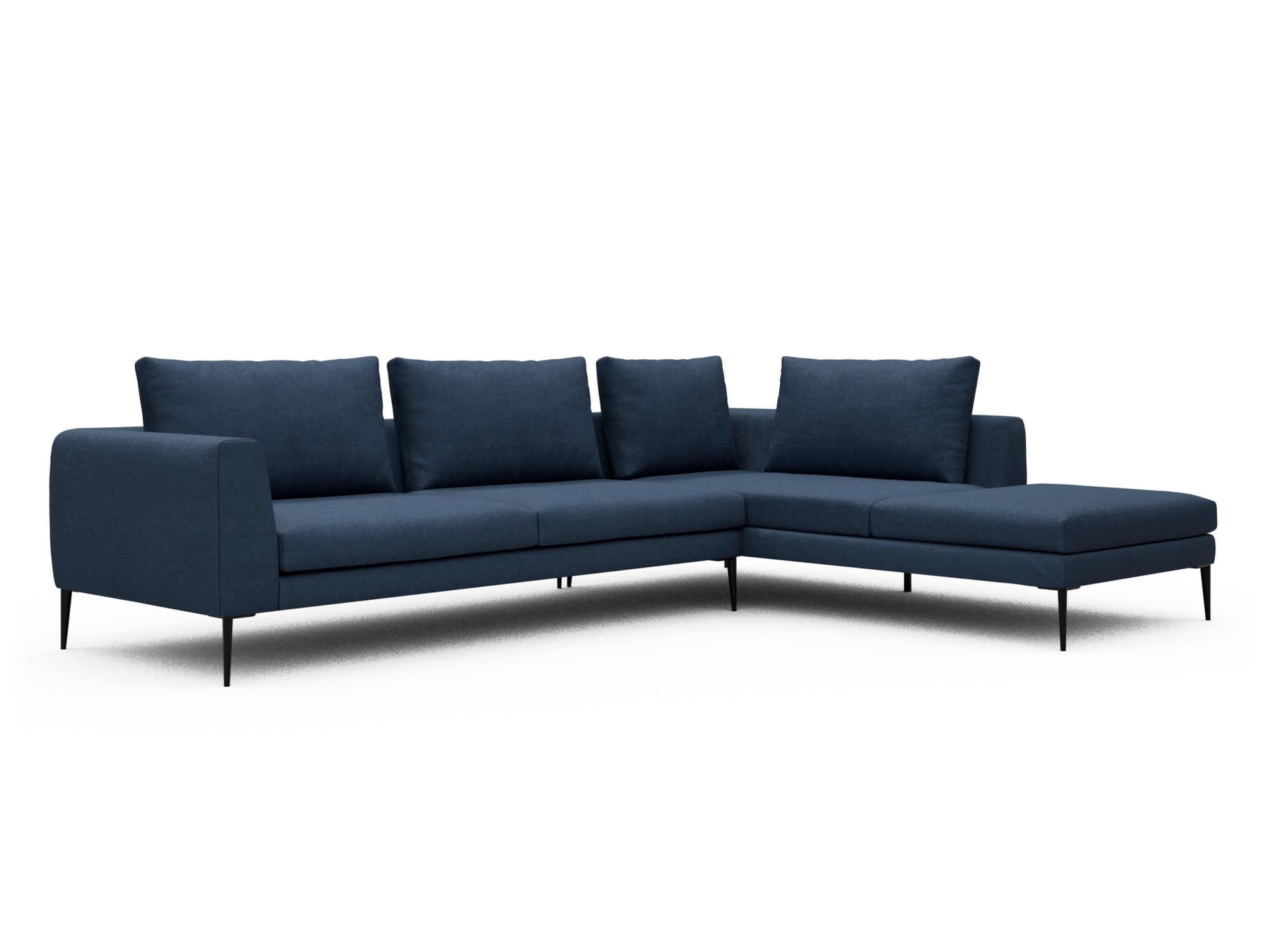 Skandi Home Ecksofa Paul Relax-Ecke rechts mit 3-Sitzer Weda-Blue moebelfaktor