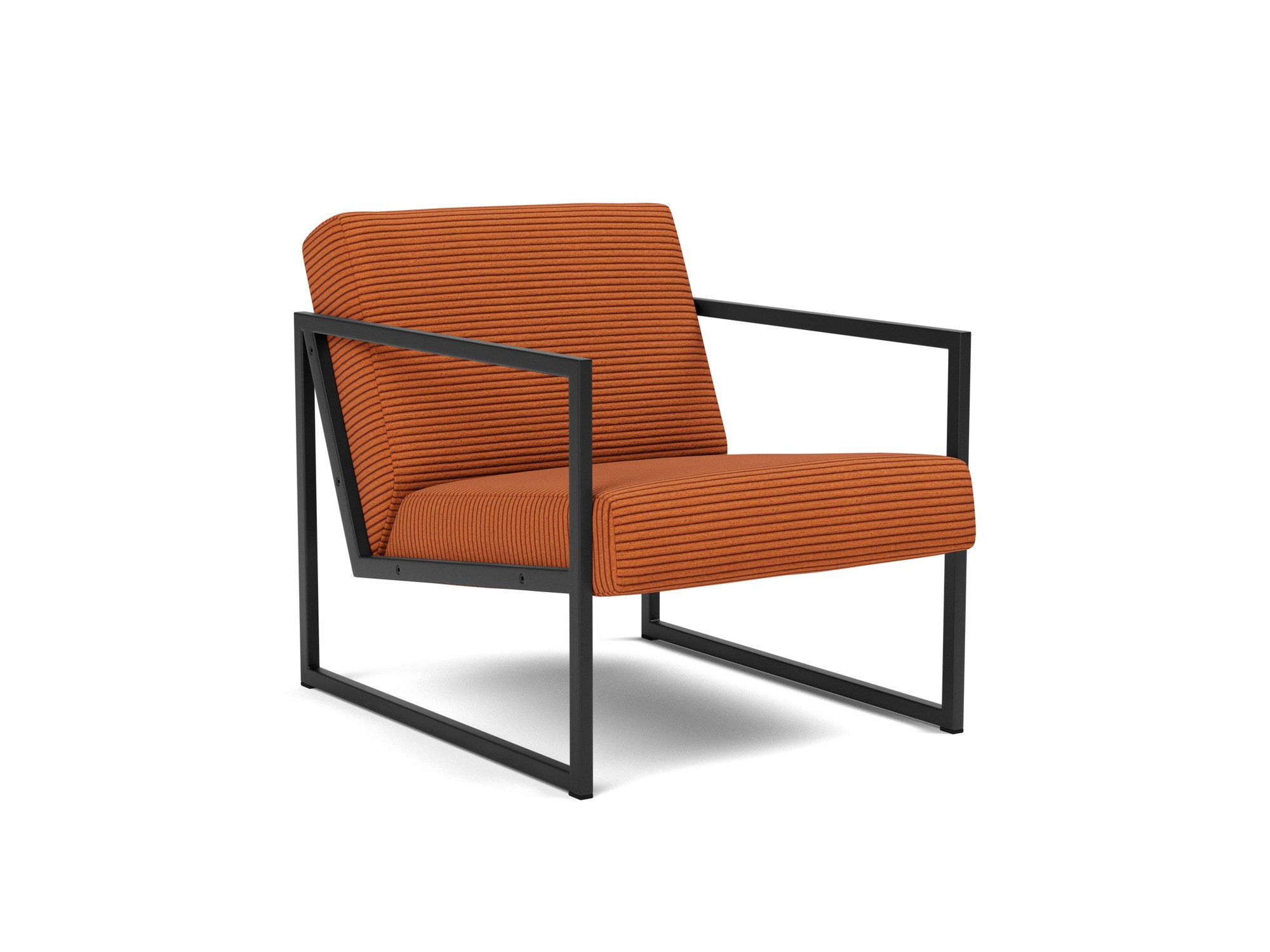 Sessel Vikko mit Armlehnen Kord Corduroy 595-Burnt-Orange