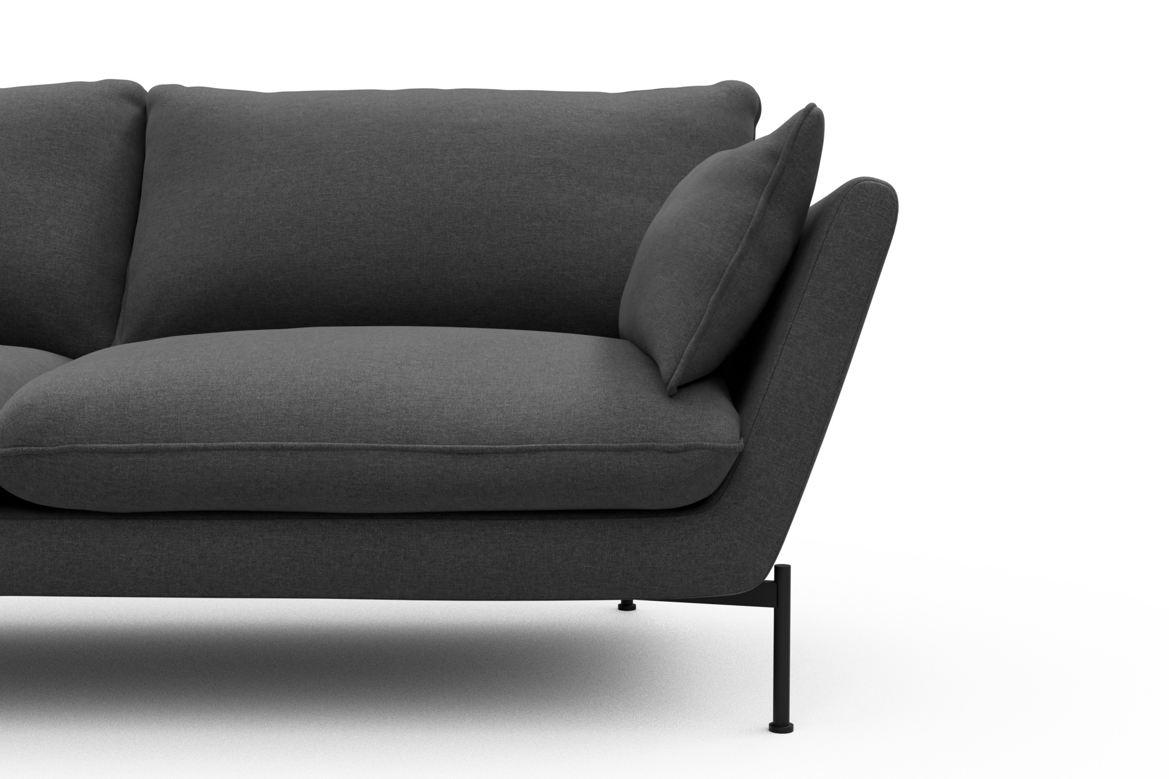 Sofa Anton 2-Sitzer Satya-Zinc
