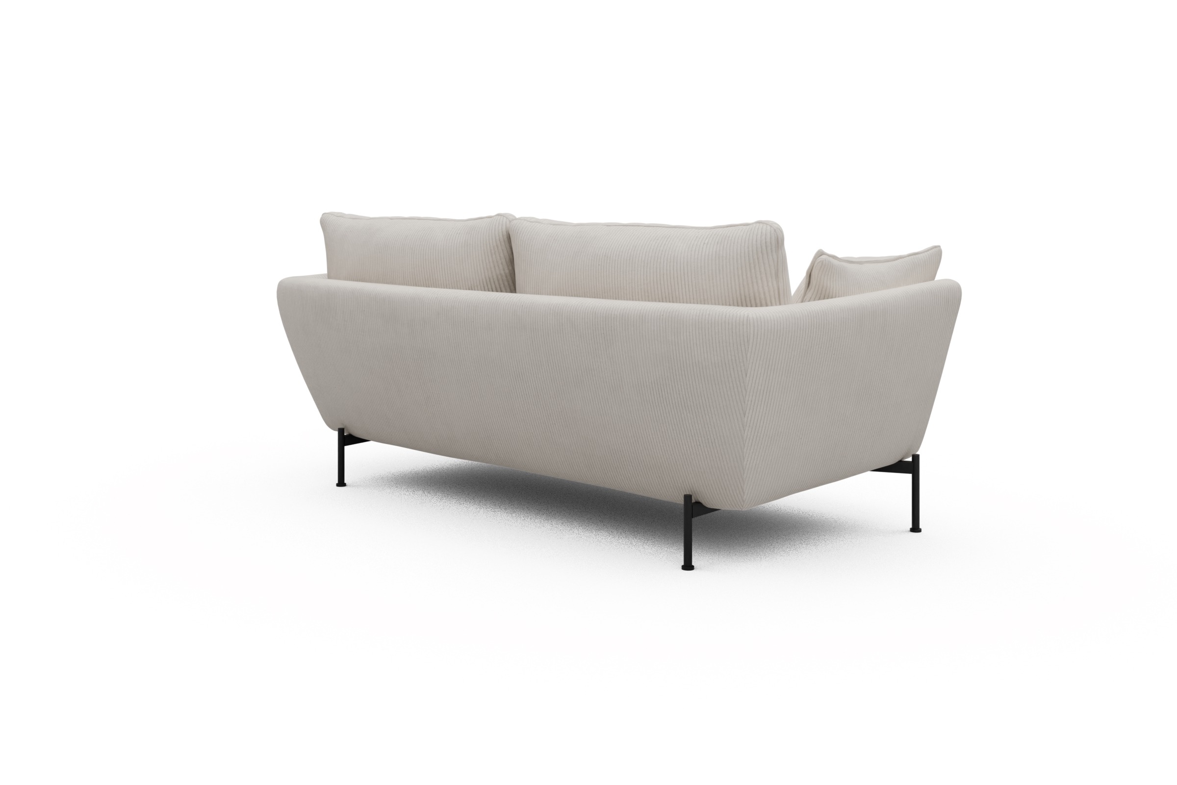 Sofa Anton 2-Sitzer Corduroy-Ivory
