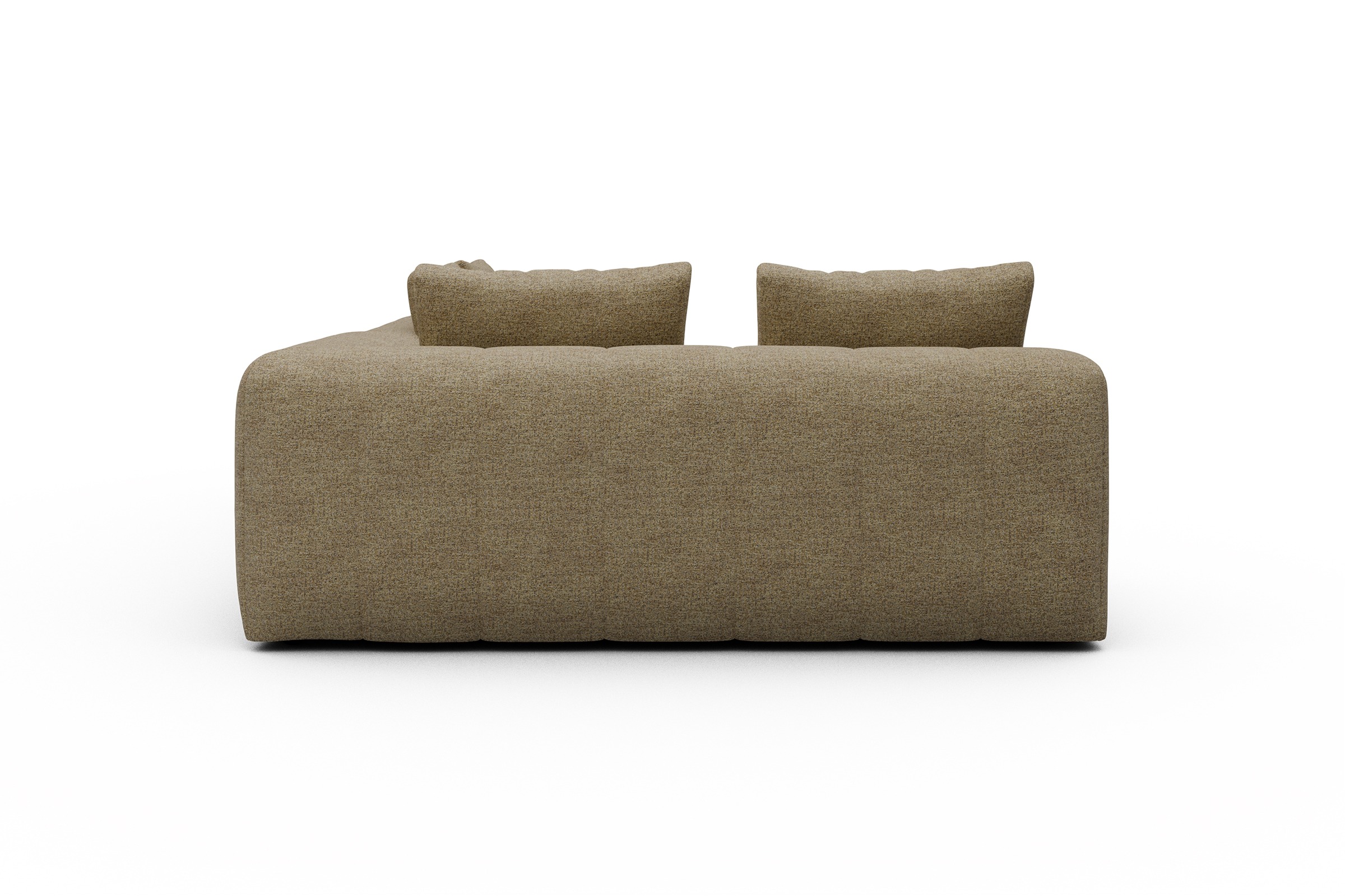 Ecksofa Hugo 2x 2,5-Sitzer Armlehne rechts Carreno-Silician-Yellow