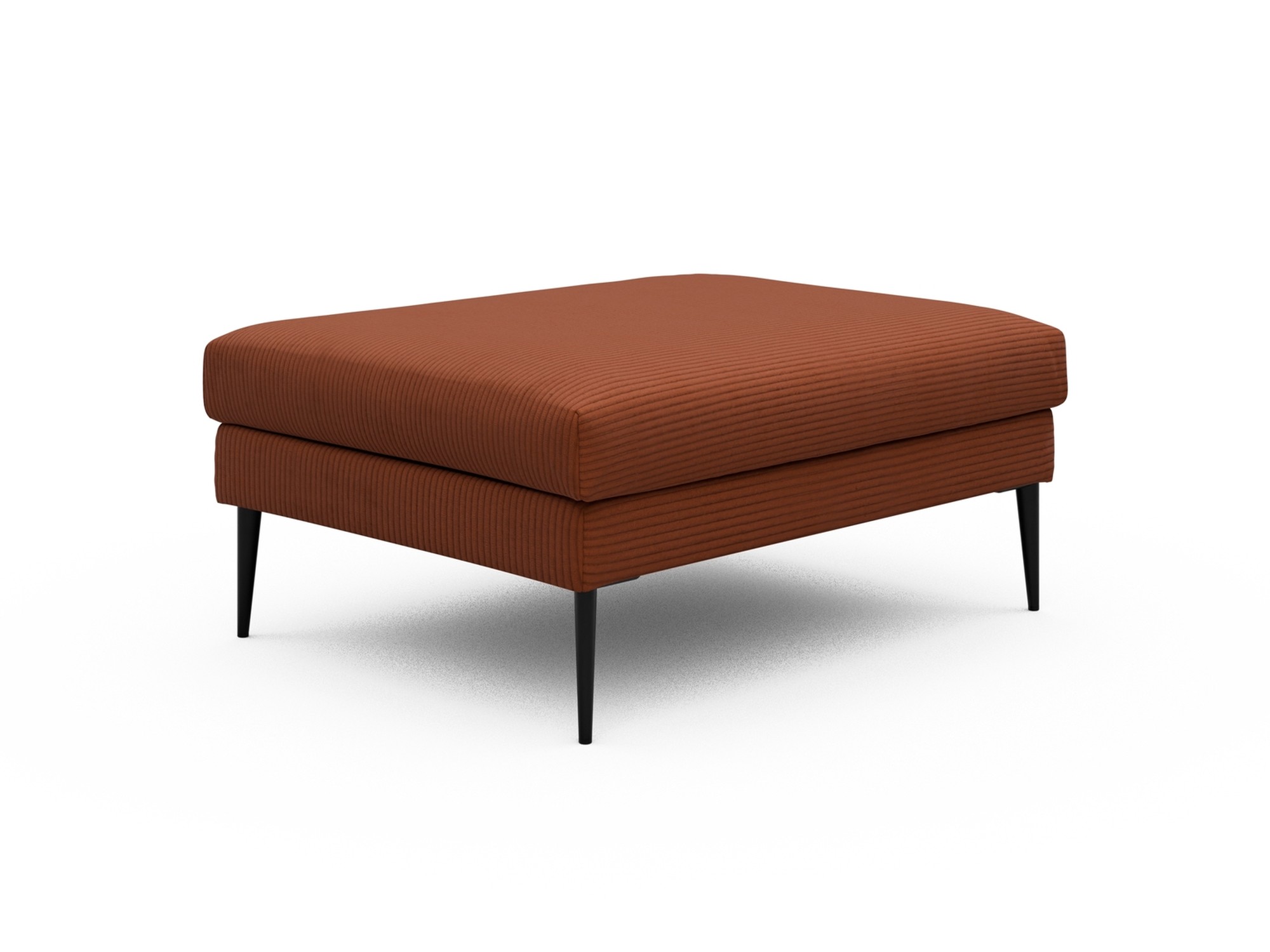 Skandi Home Ottomane Paul Corduroy-Burnt-Orange moebelfaktor