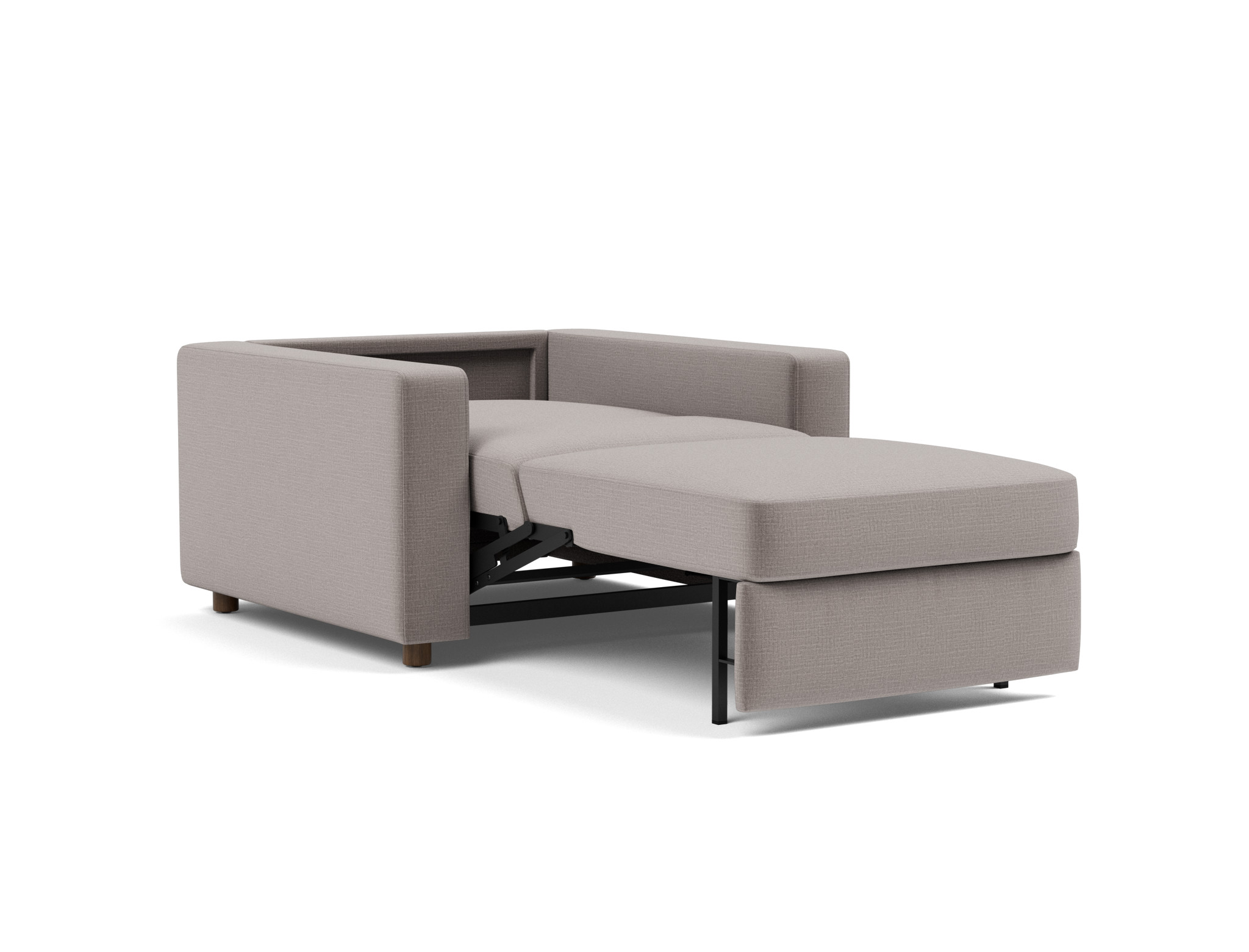 Schlafsessel Neah mit Standard-Armlehnen Chenille Esina 418-Truffle