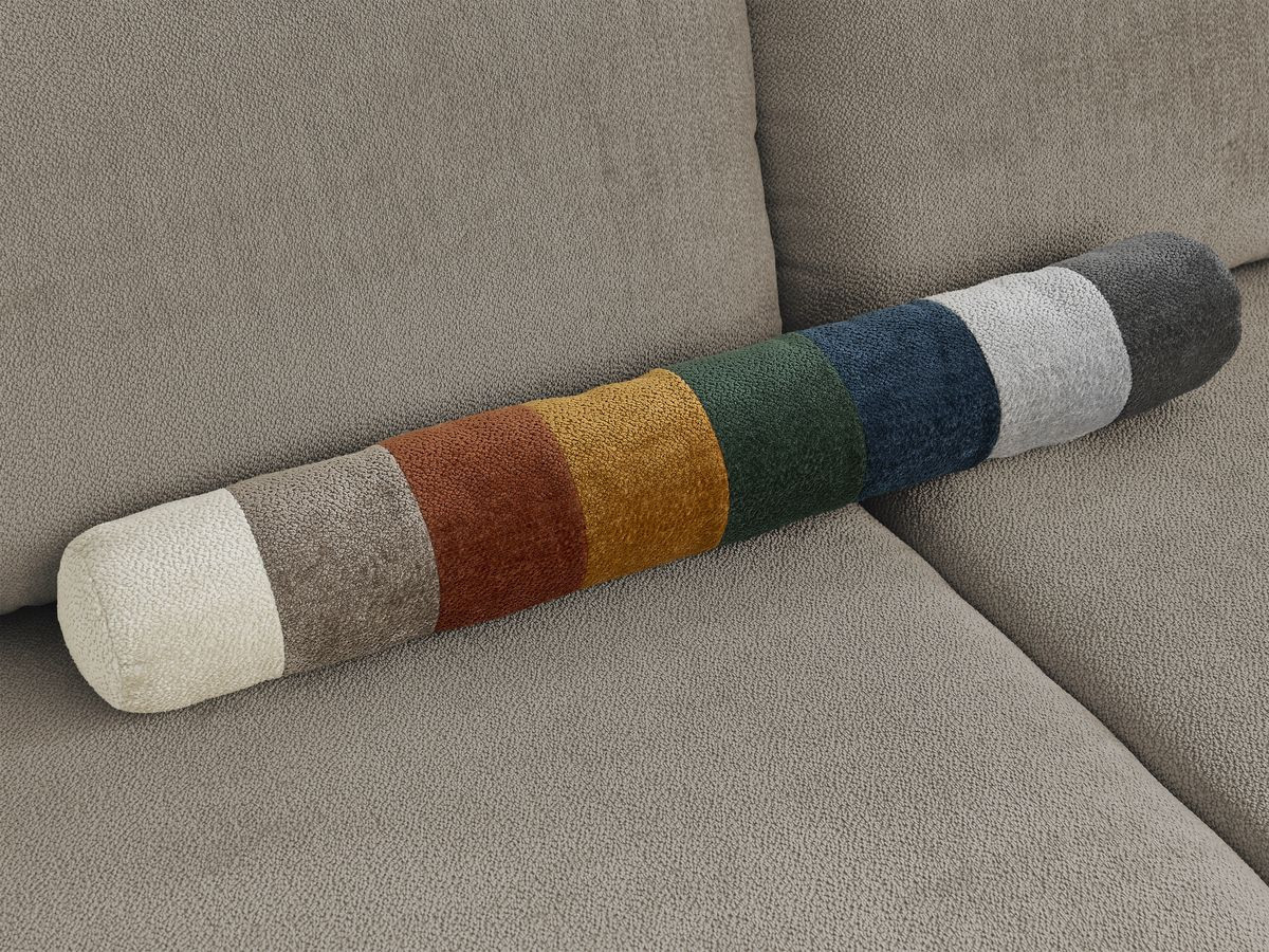 Bobochic Lucien Pouf Stoff Taupe